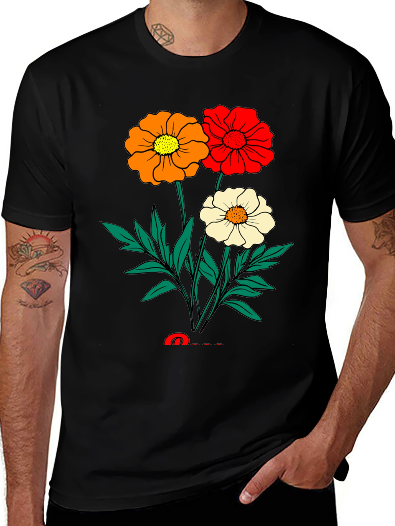Floral Graphic Print T-Shirt