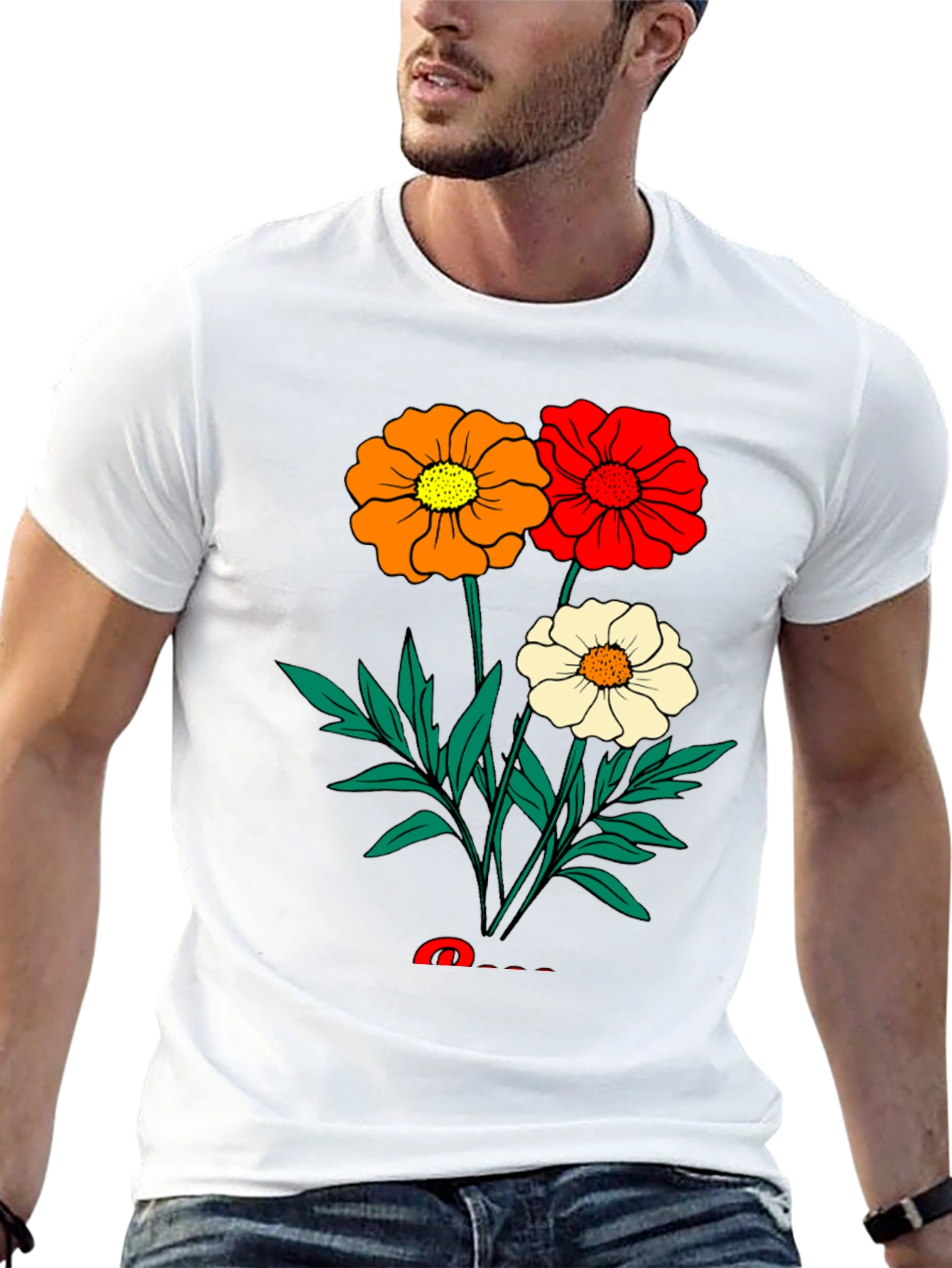 Floral Graphic Print T-Shirt