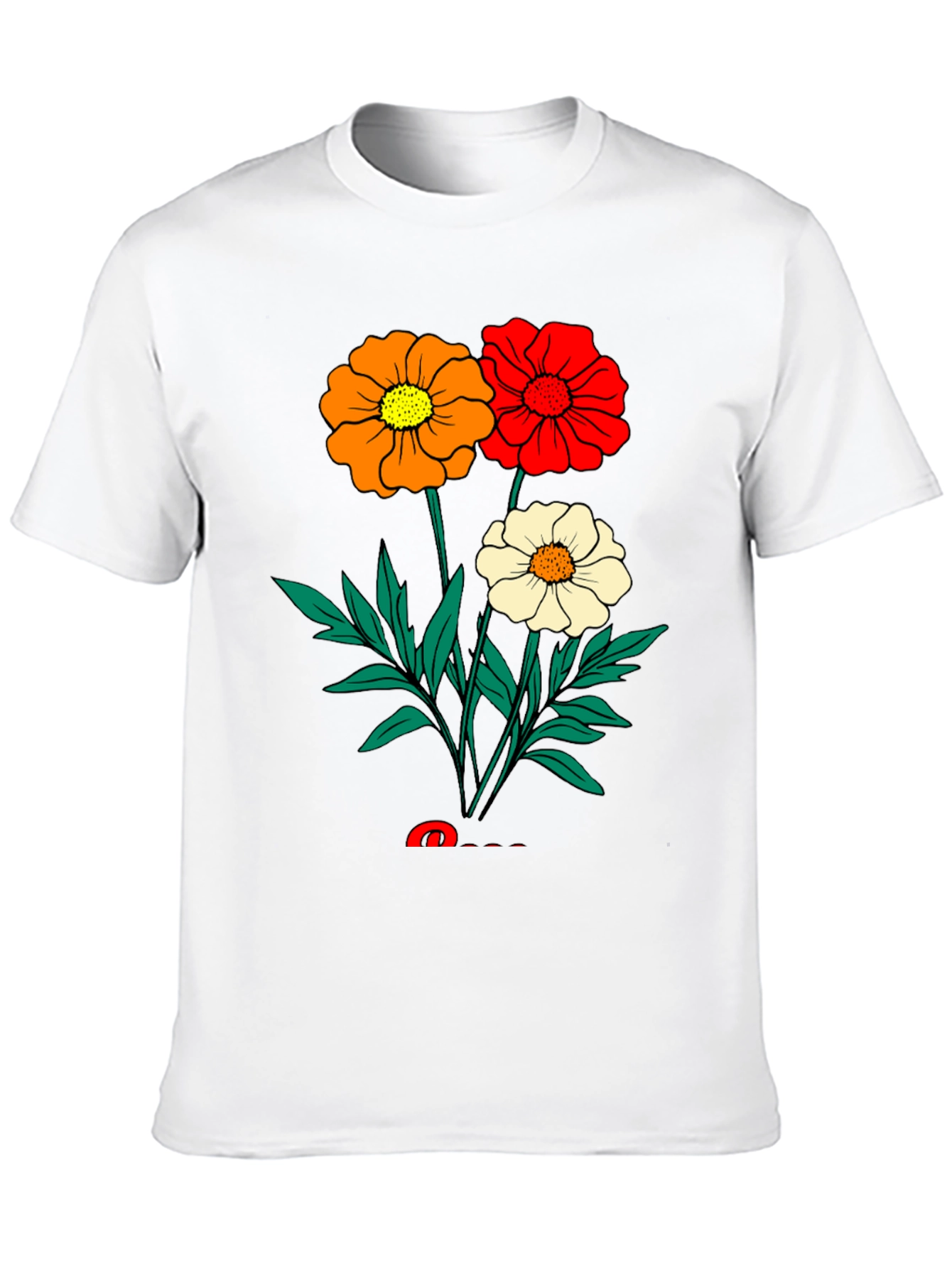 Floral Graphic Print T-Shirt