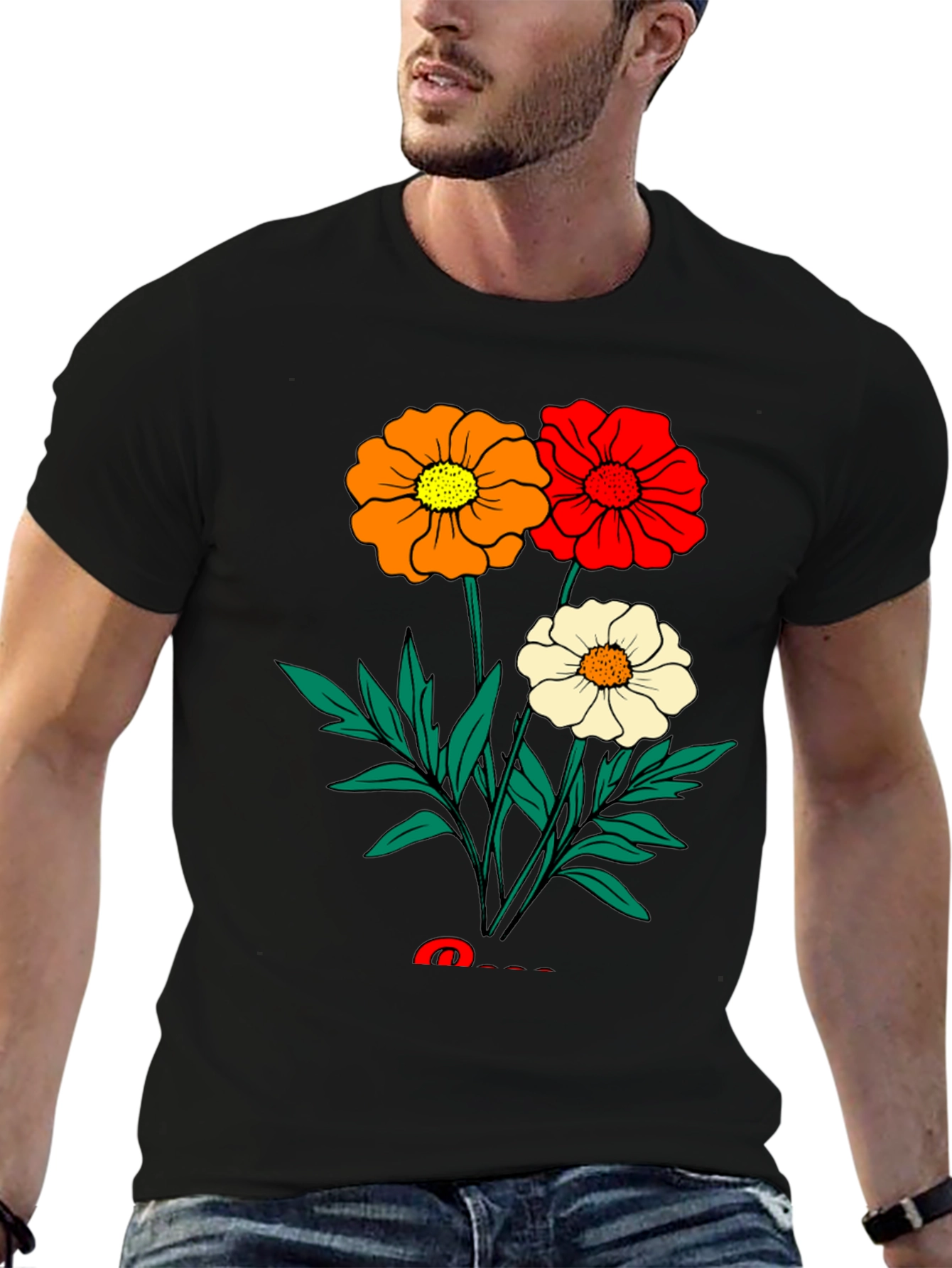 Floral Graphic Print T-Shirt