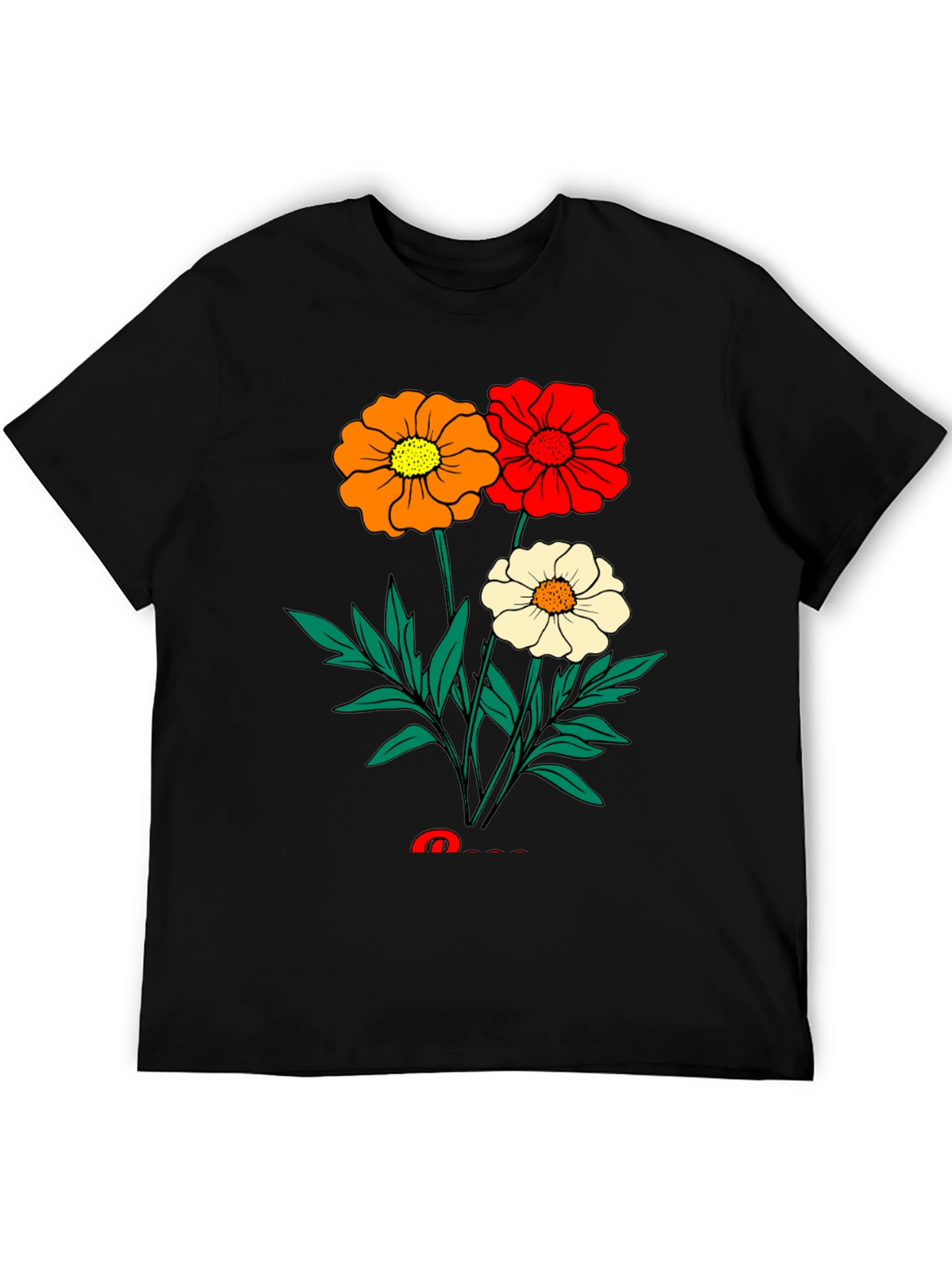 Floral Graphic Print T-Shirt