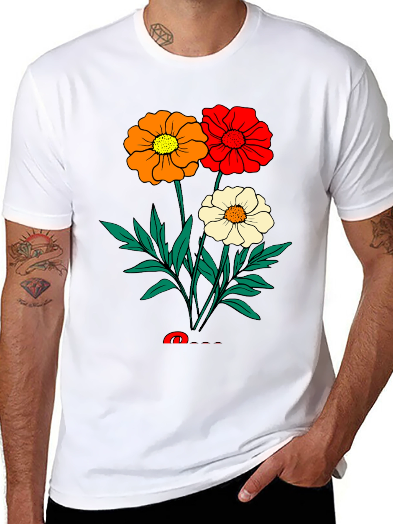 Floral Graphic Print T-Shirt