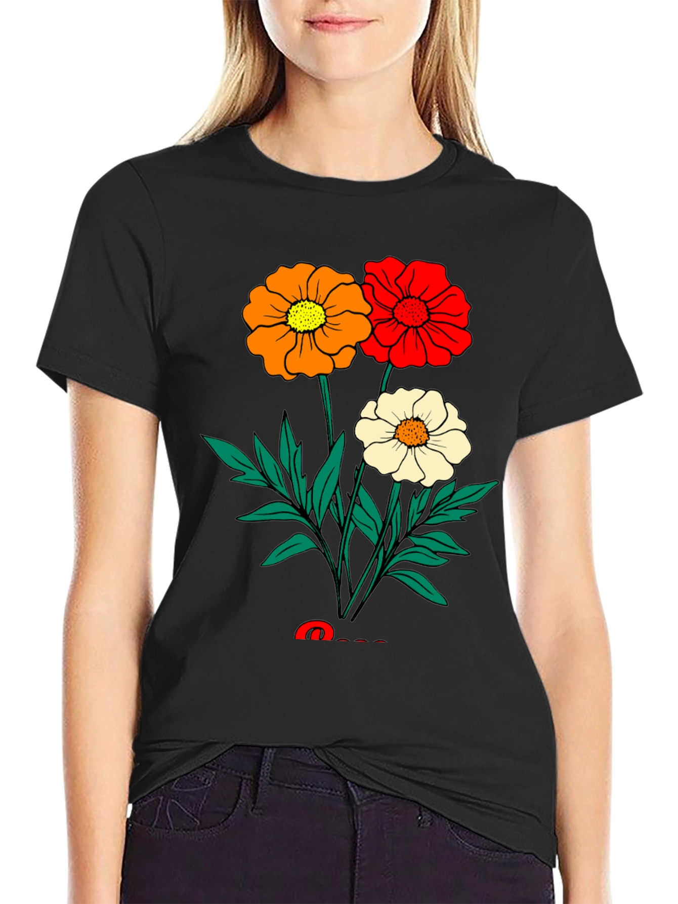 Floral Graphic Print T-Shirt