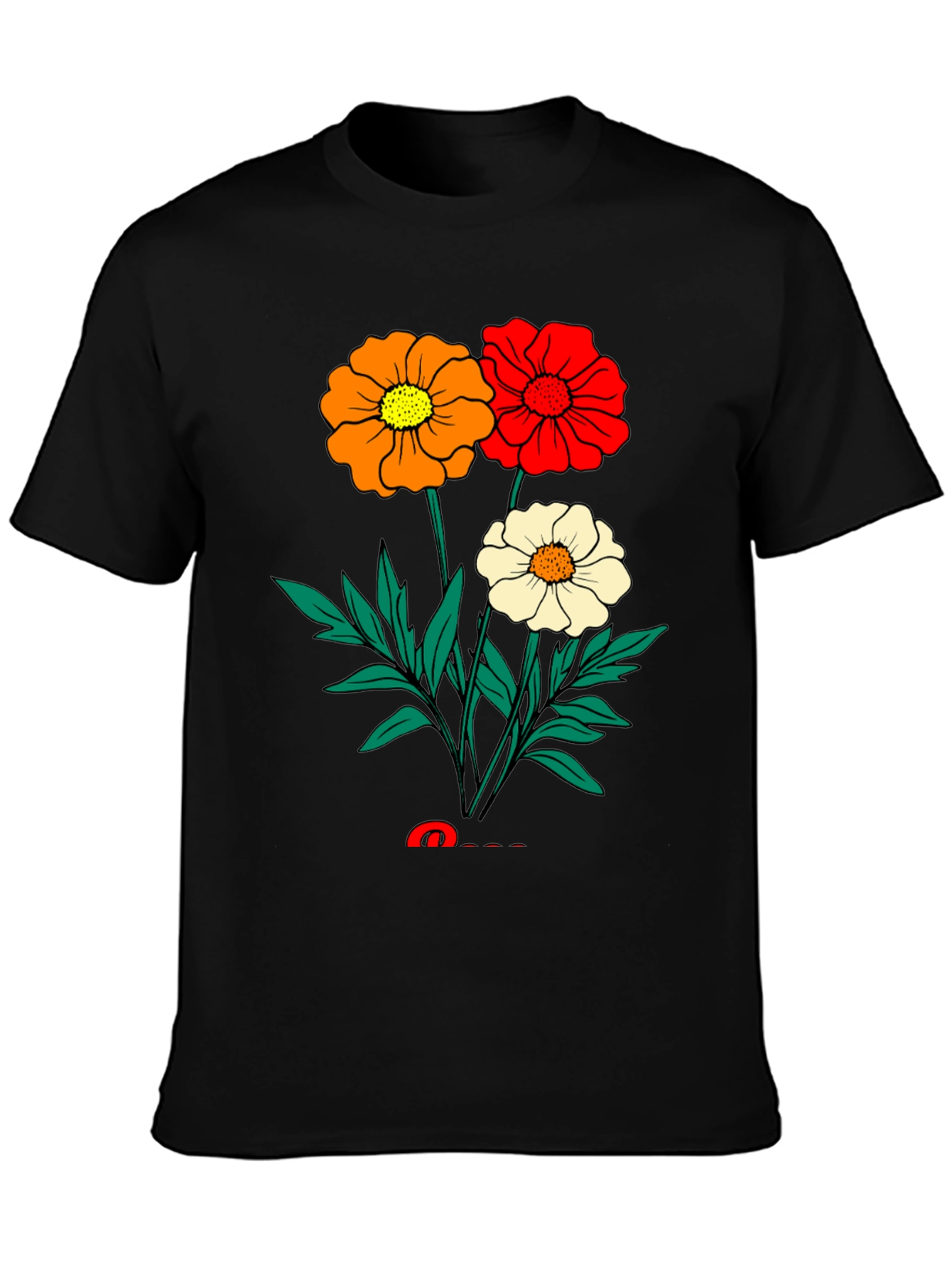 Floral Graphic Print T-Shirt