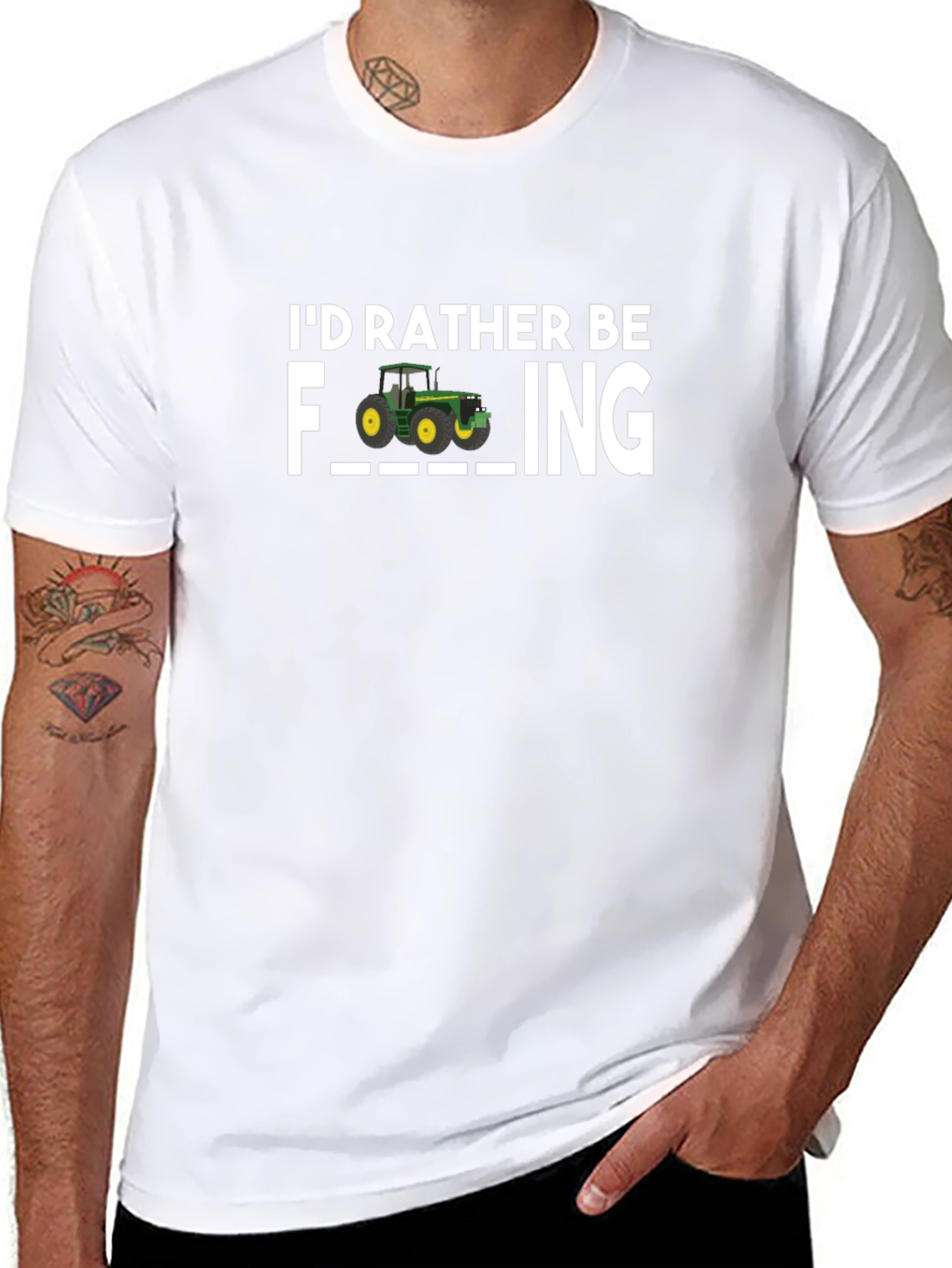 Id Rather Be Farming T-Shirt