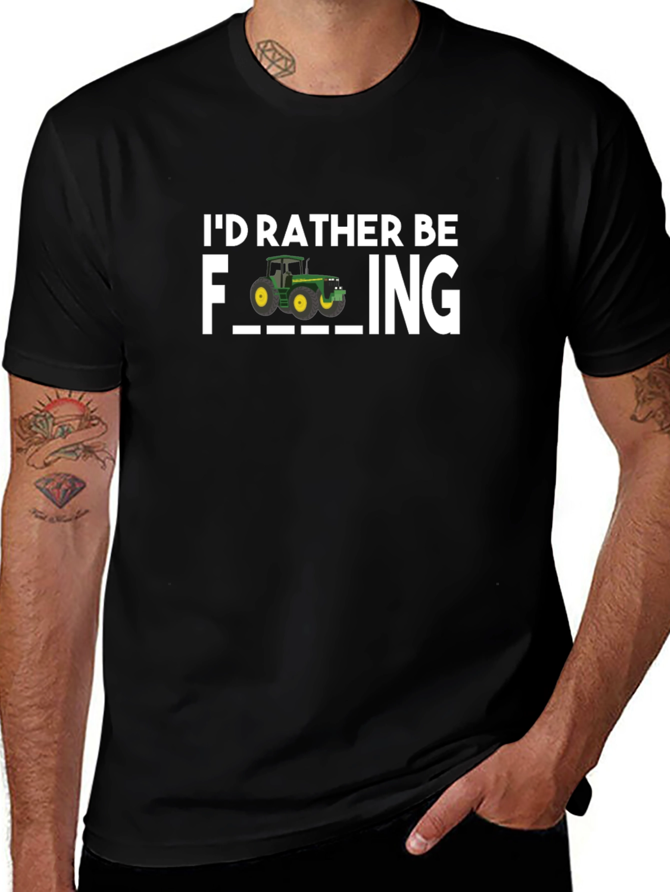 Id Rather Be Farming T-Shirt