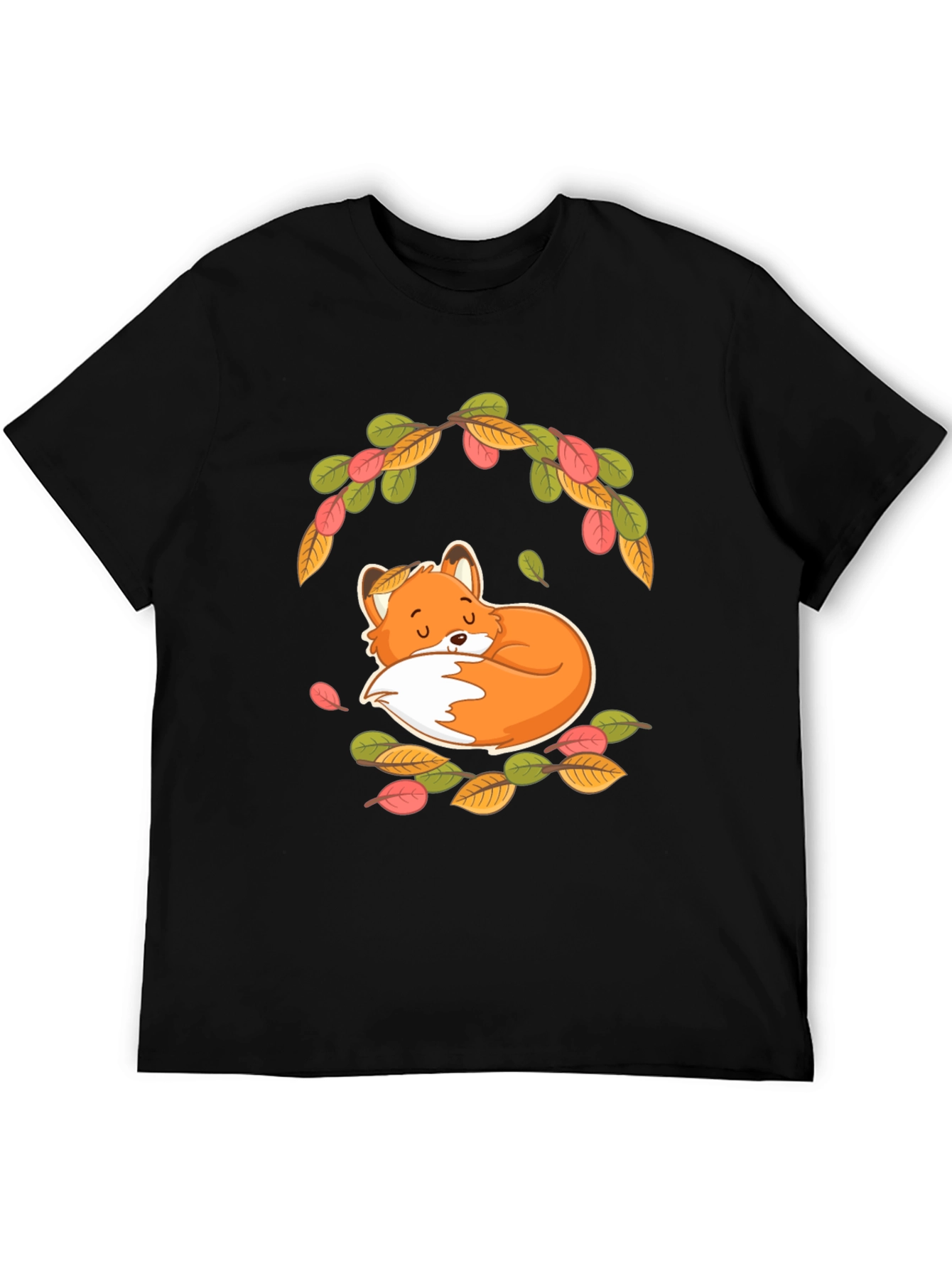 Cute Fox T-Shirt - Autumn Design