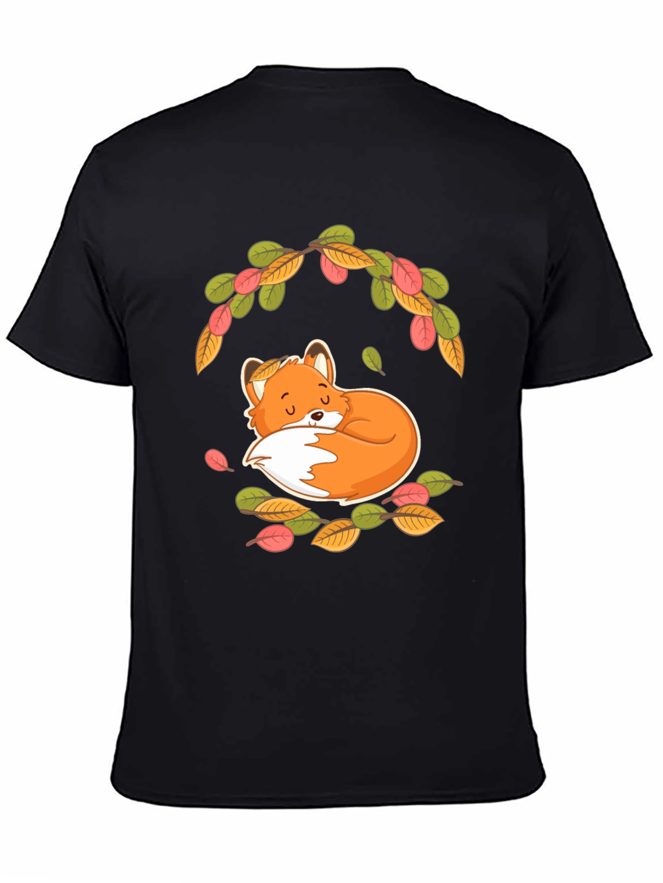 Cute Fox T-Shirt - Autumn Design