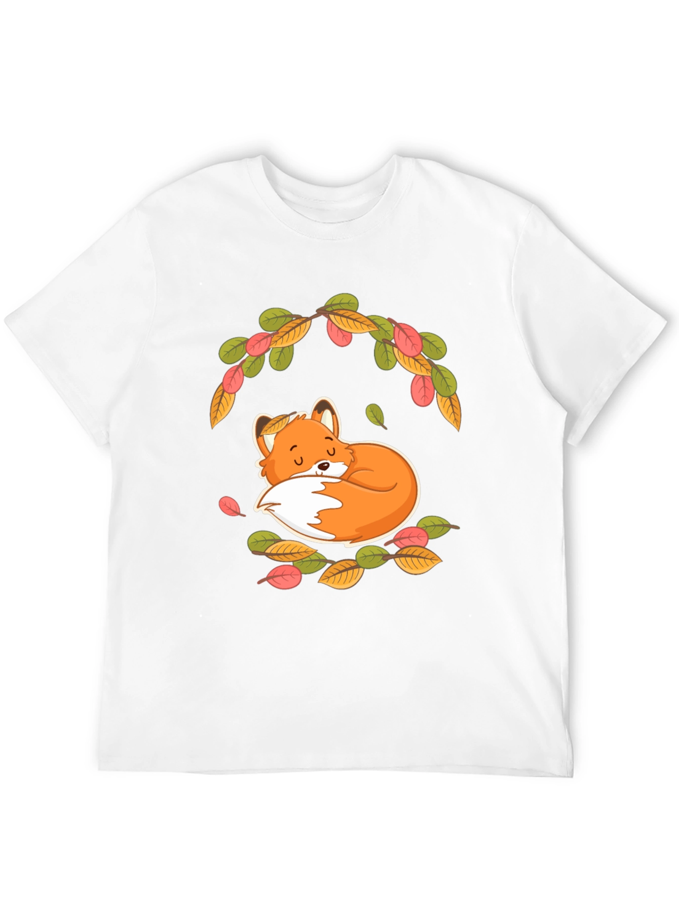 Cute Fox T-Shirt - Autumn Design