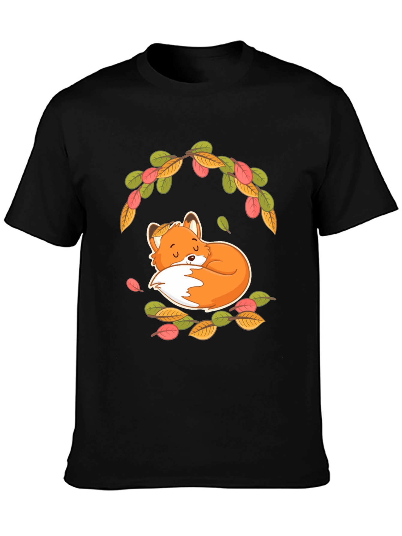 Cute Fox T-Shirt - Autumn Design
