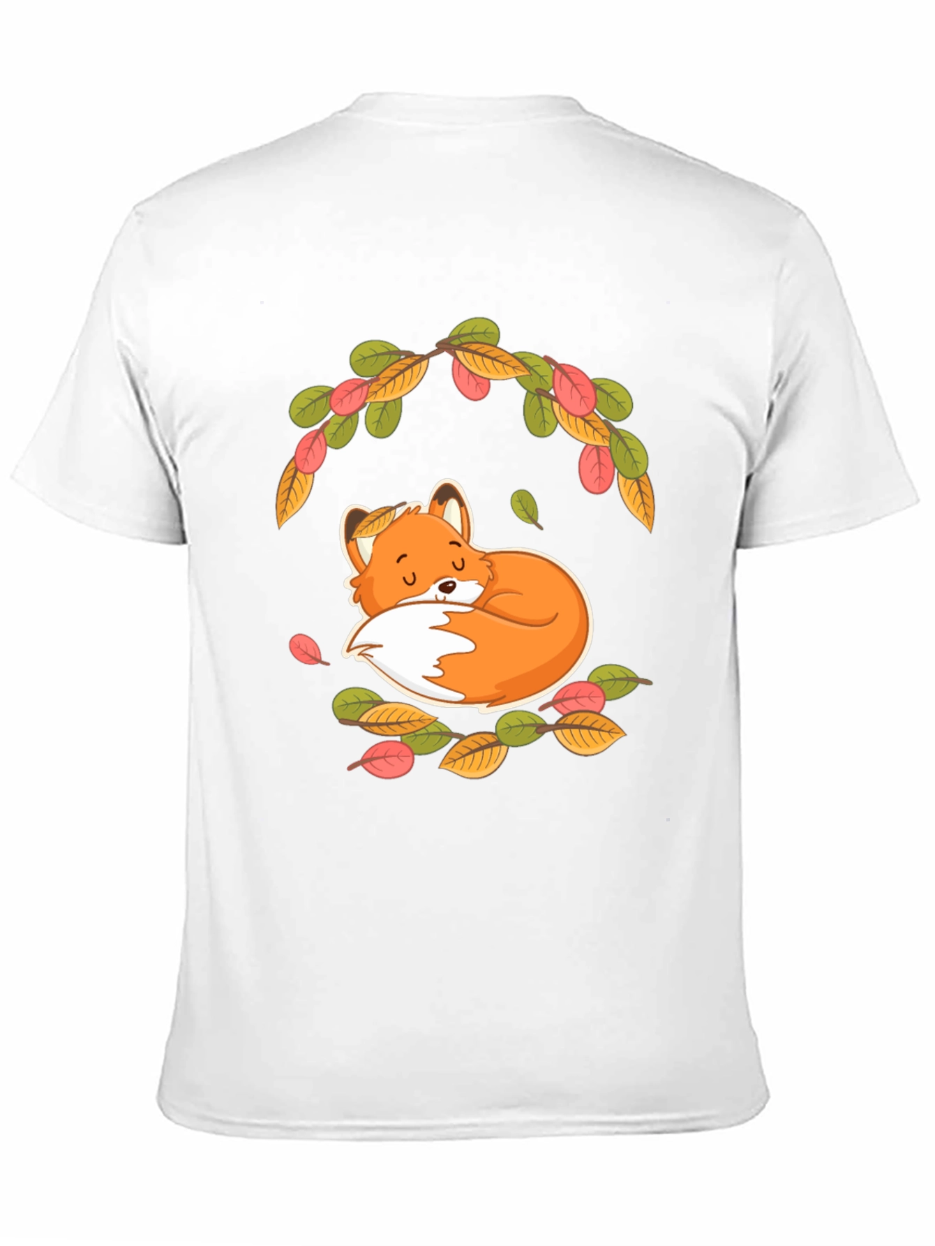 Cute Fox T-Shirt - Autumn Design