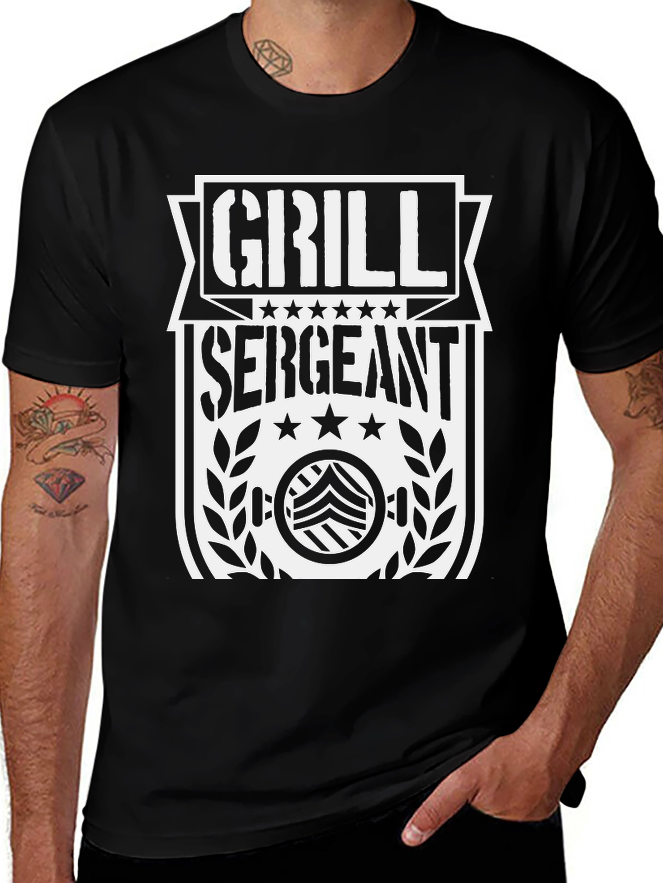 Grill Sergeant T-Shirt - BBQ Master Apparel