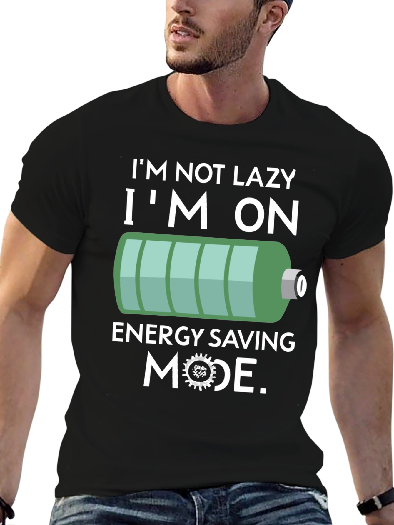 Funny Energy Saving Mode T-Shirt