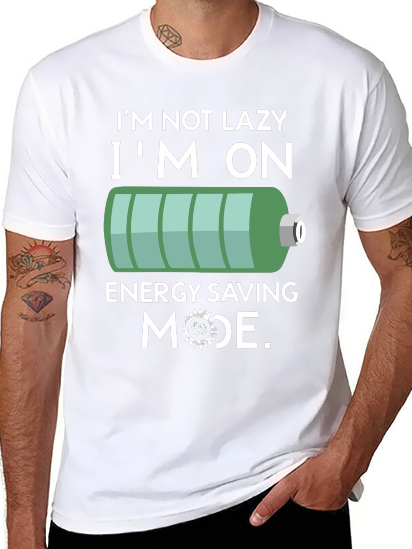 Funny Energy Saving Mode T-Shirt