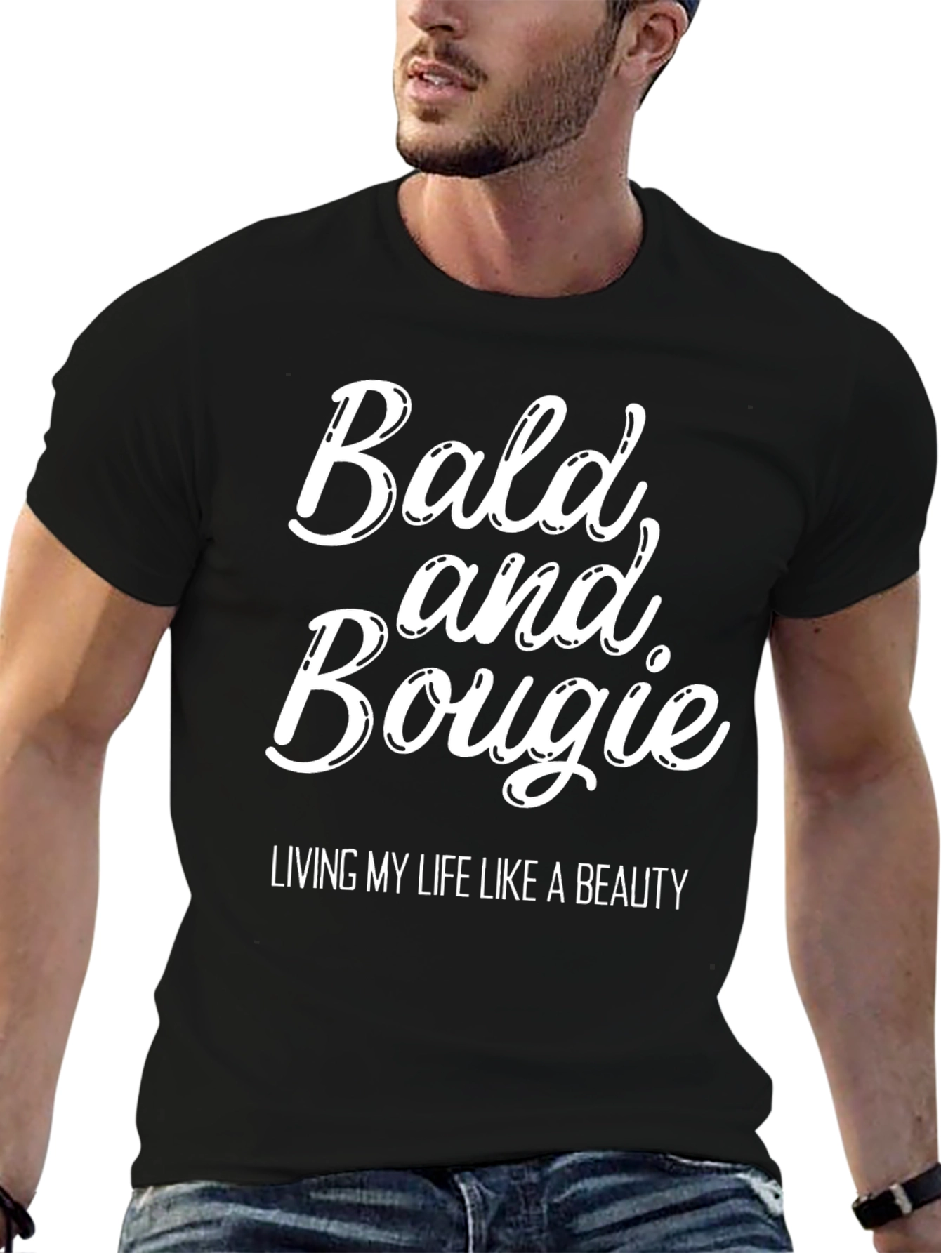 Bald and Bougie T-Shirt - Unisex Graphic Tee