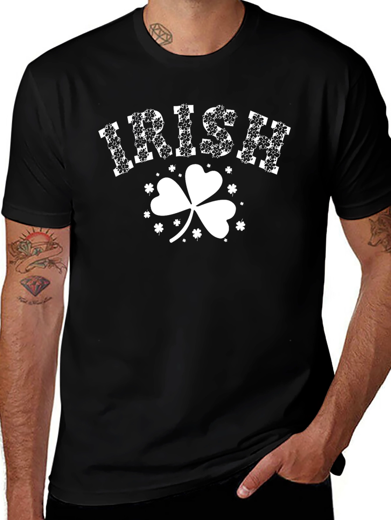 Irish Shamrock Graphic T-Shirt
