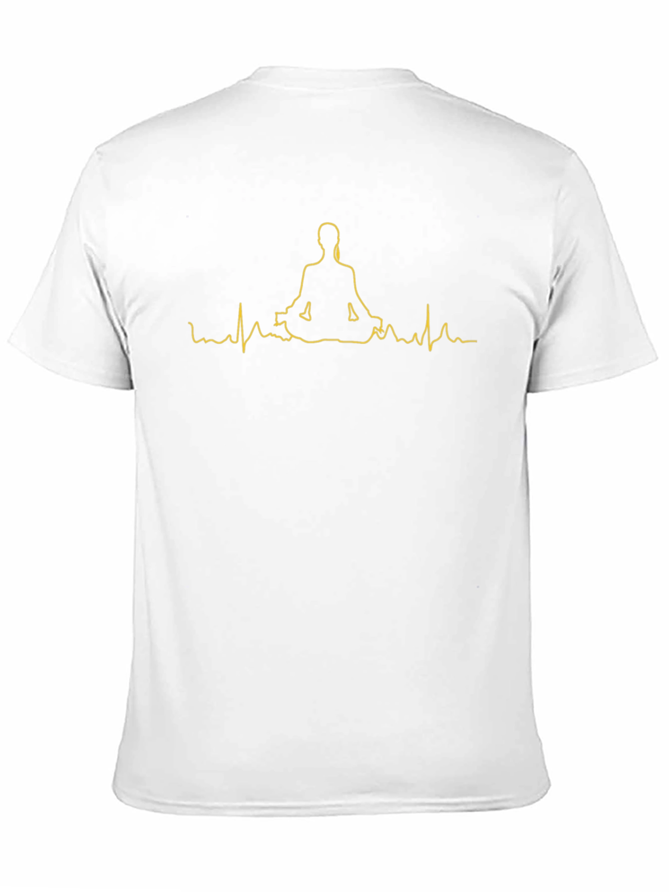 Meditate Heartbeat Graphic Tee - Zen Vibes