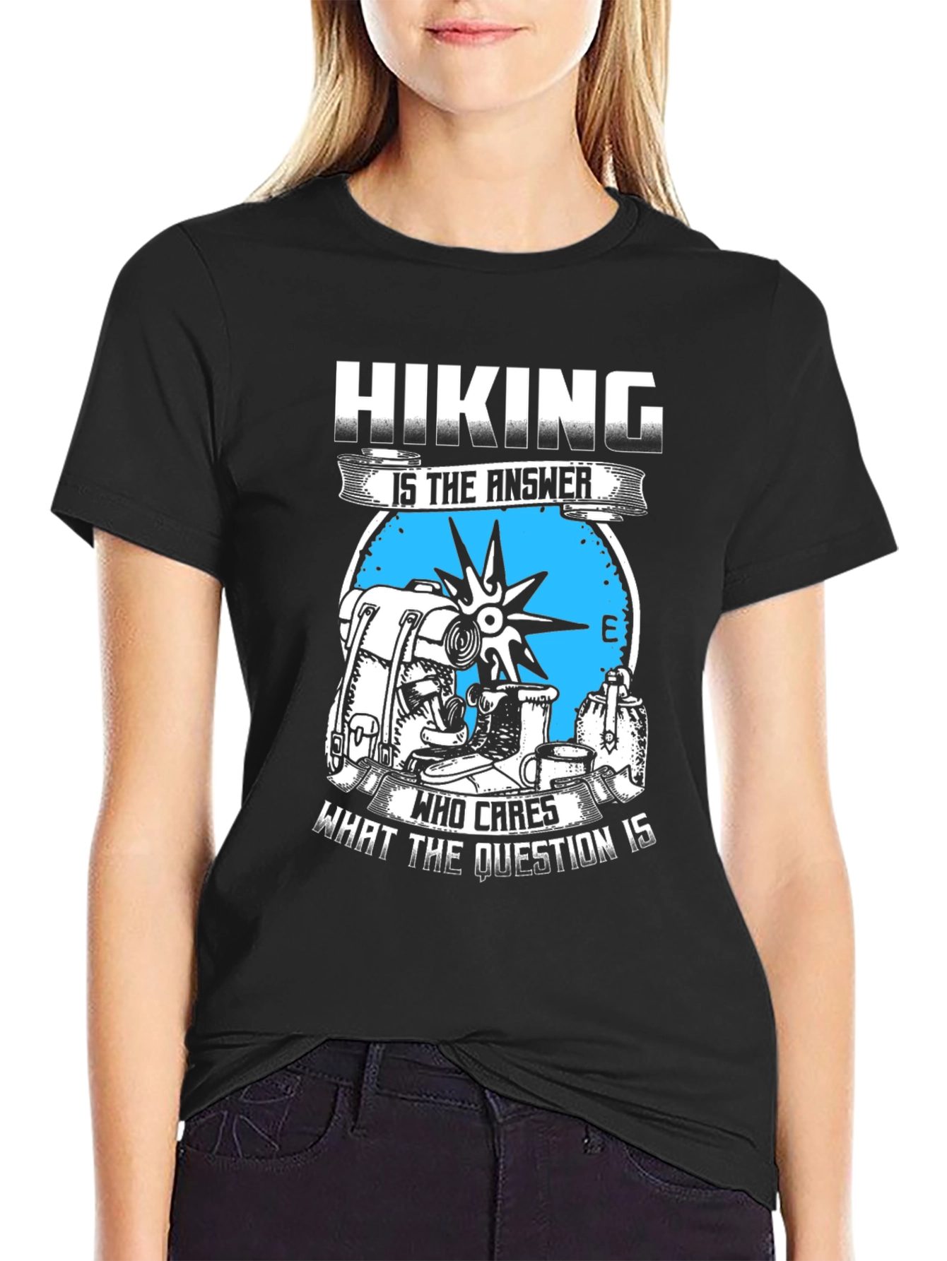 Hiking Is The Answer T-Shirt - Adventure Tee