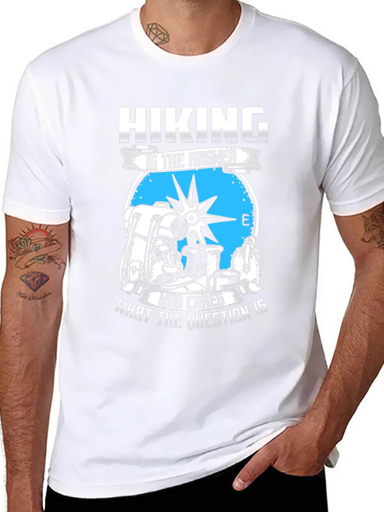 Hiking Is The Answer T-Shirt - Adventure Tee