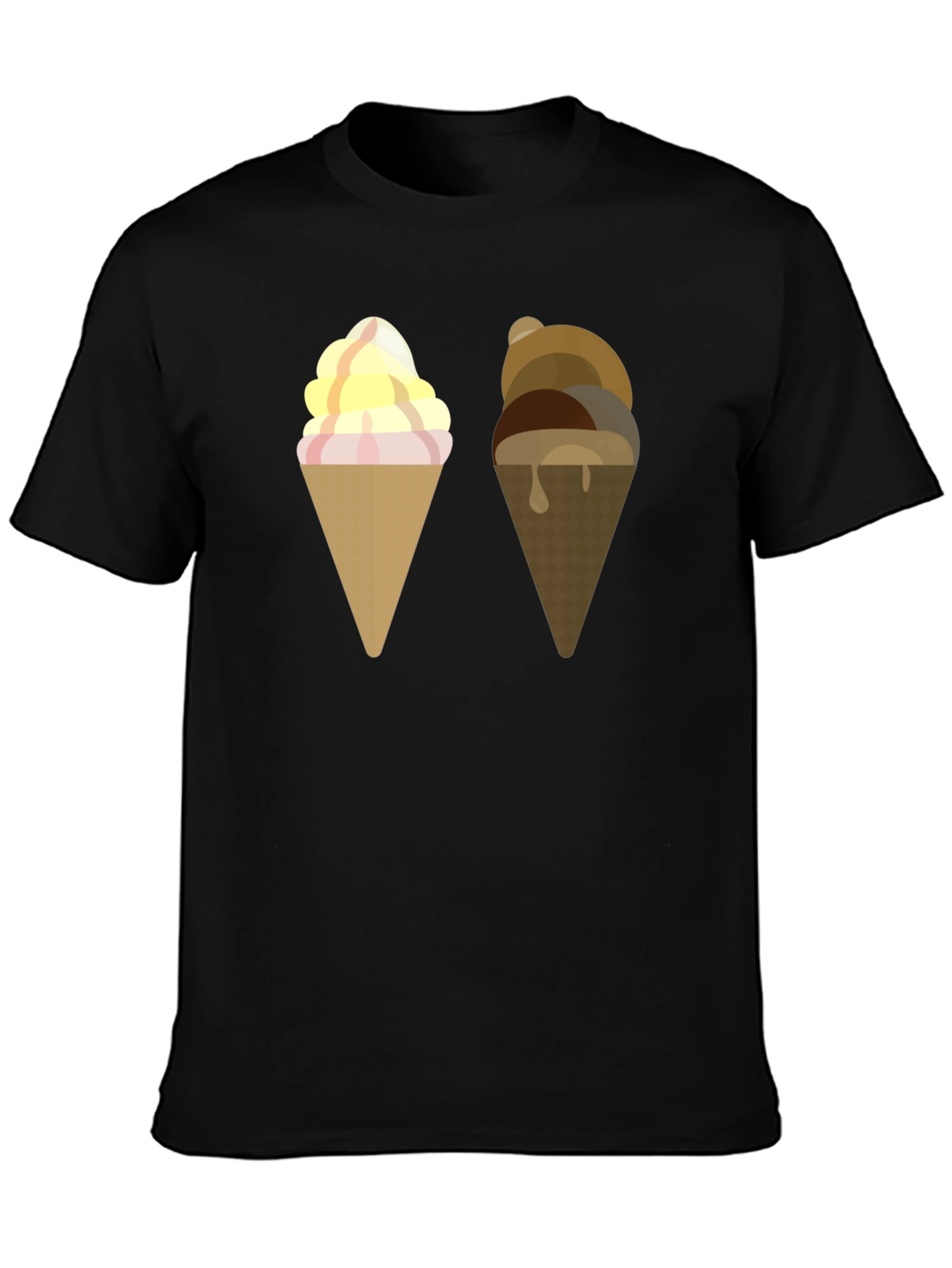Ice Cream Cone Graphic T-Shirt