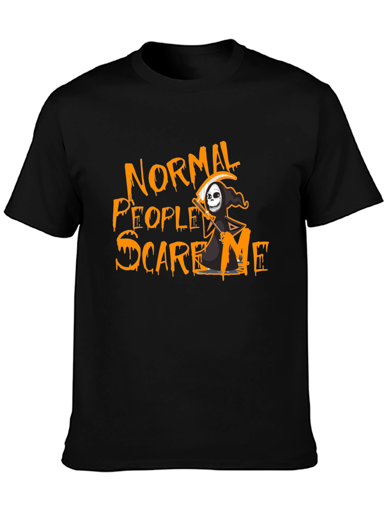 Normal People Scare Me Grim Reaper T-Shirt