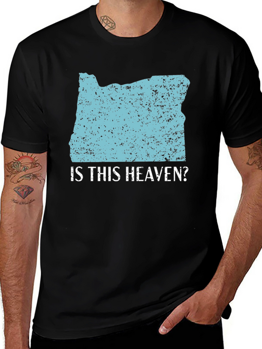 Oregon State Map T-Shirt - Is This Heaven Tee