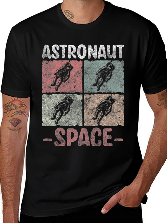 Astronaut Space Retro T-Shirt