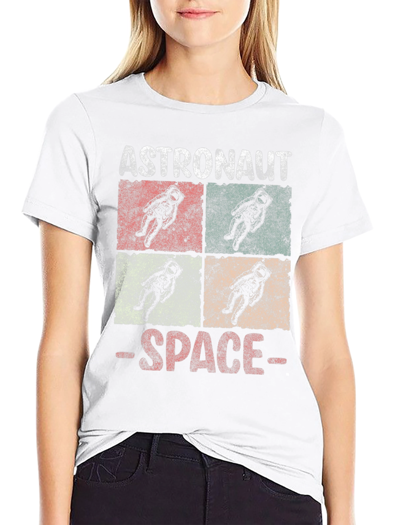 Astronaut Space Retro T-Shirt