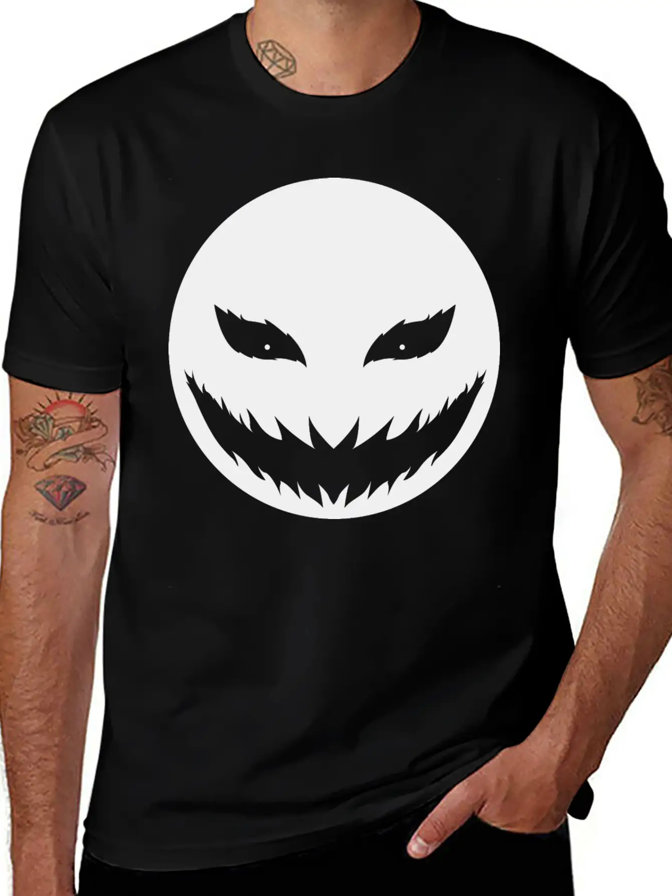 HALLOMOON NIGHT Basic Graphic T-Shirt – Daily Comfort In Soft Cotton