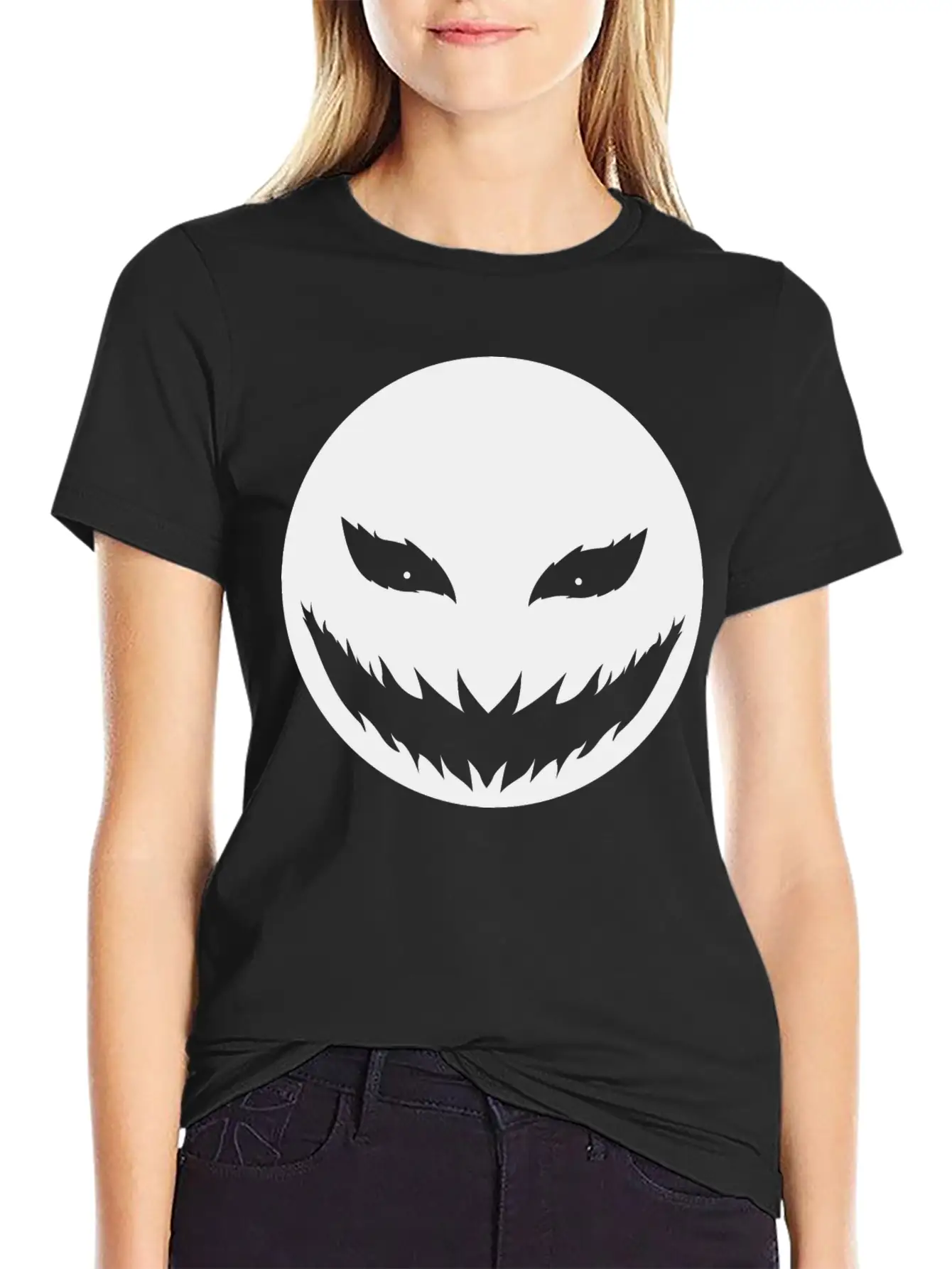 HALLOMOON NIGHT Basic Graphic T-Shirt – Daily Comfort In Soft Cotton