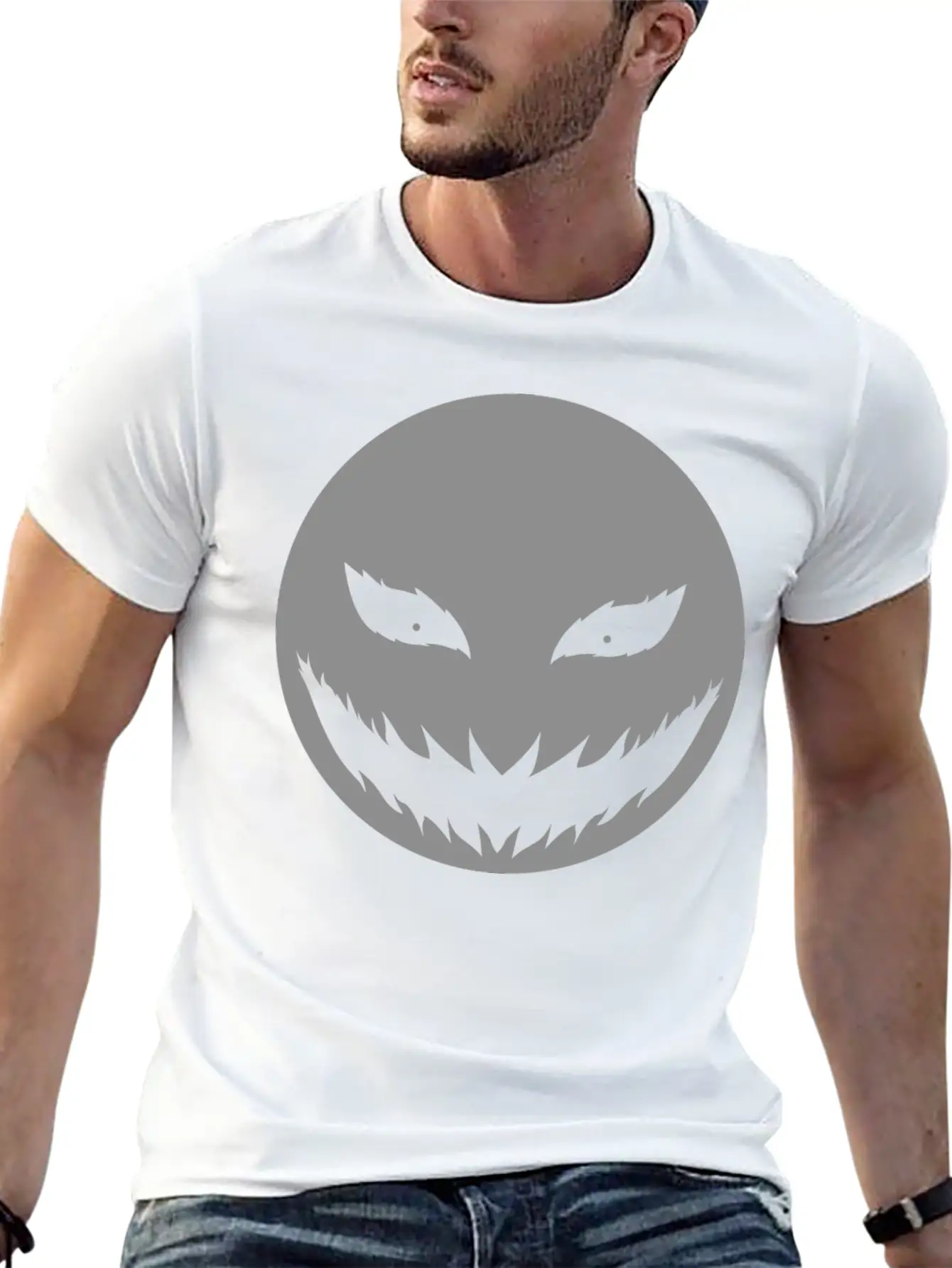 HALLOMOON NIGHT Basic Graphic T-Shirt – Daily Comfort In Soft Cotton