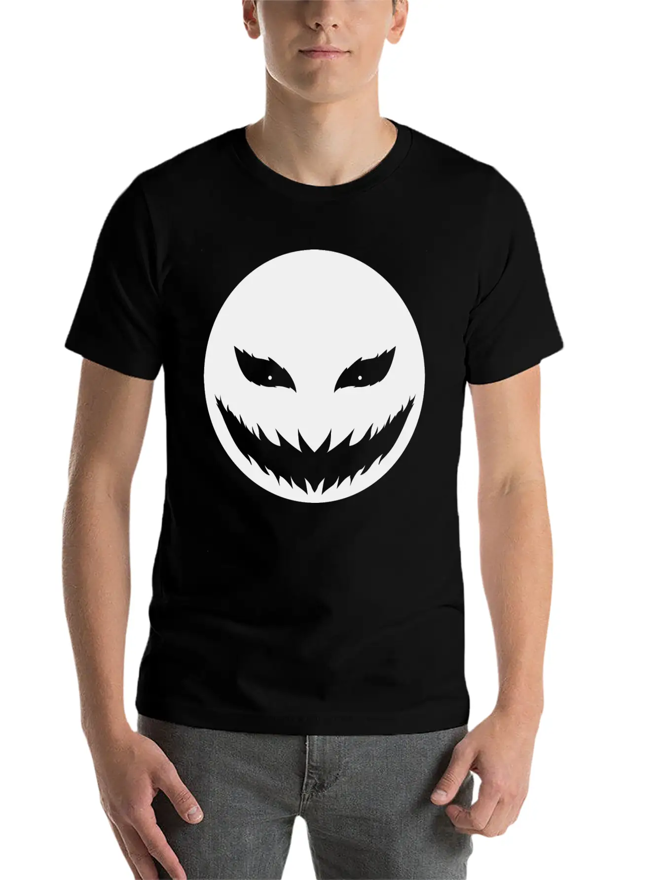 HALLOMOON NIGHT Basic Graphic T-Shirt – Daily Comfort In Soft Cotton