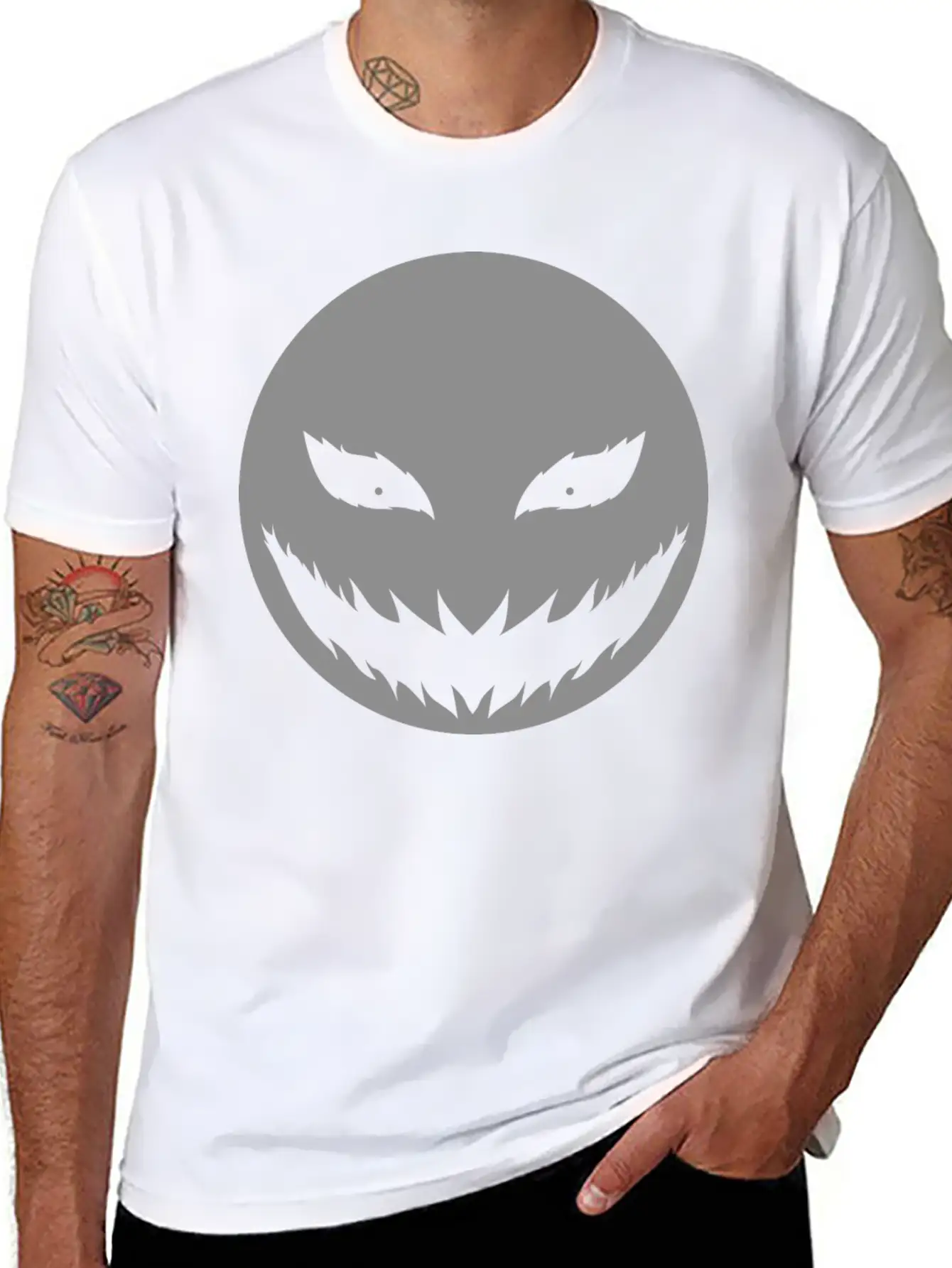 HALLOMOON NIGHT Basic Graphic T-Shirt – Daily Comfort In Soft Cotton