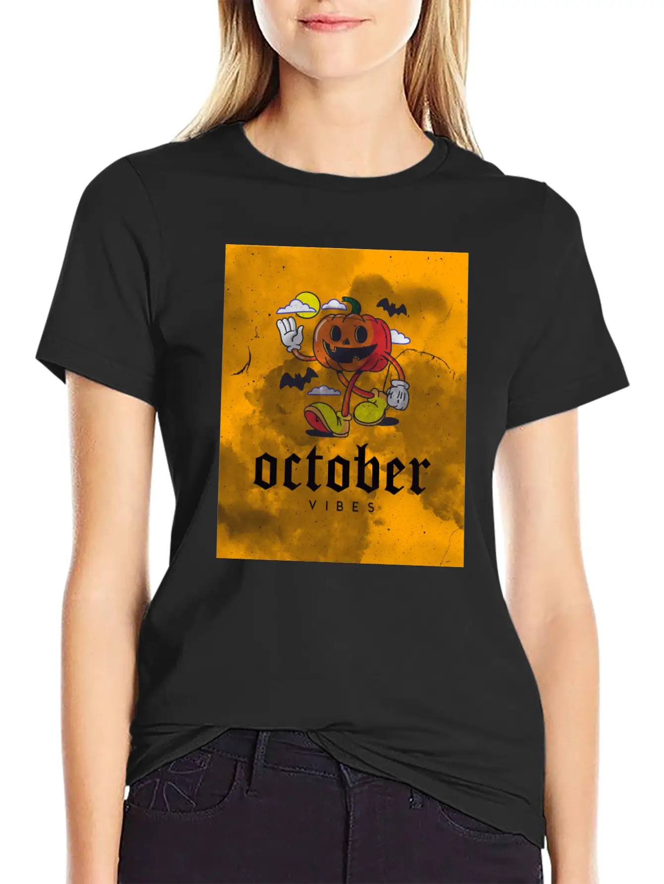 Halloween_1 Essential Unisex Summer Tee – Soft Cotton Casual Fit