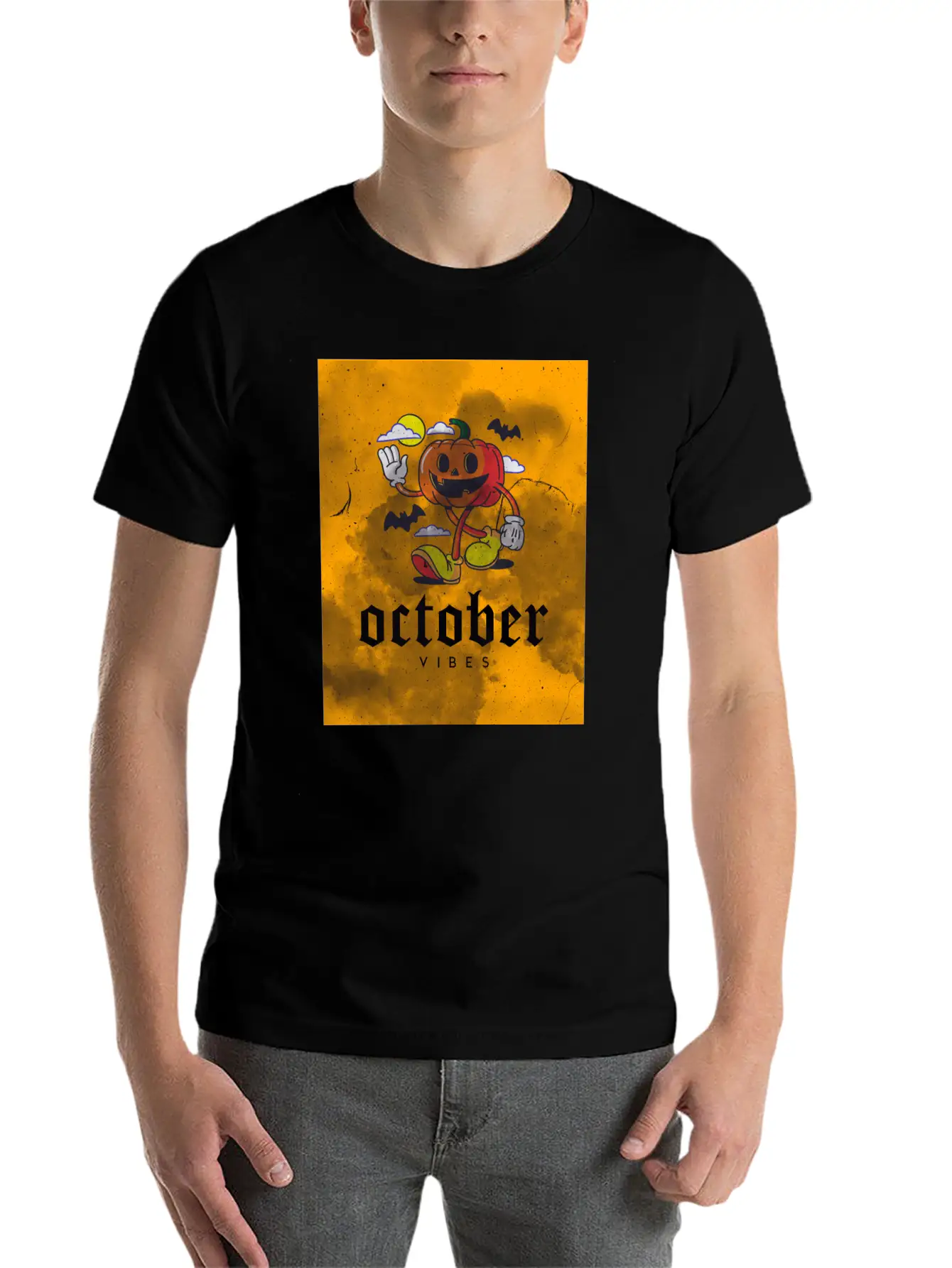 Halloween_1 Essential Unisex Summer Tee – Soft Cotton Casual Fit