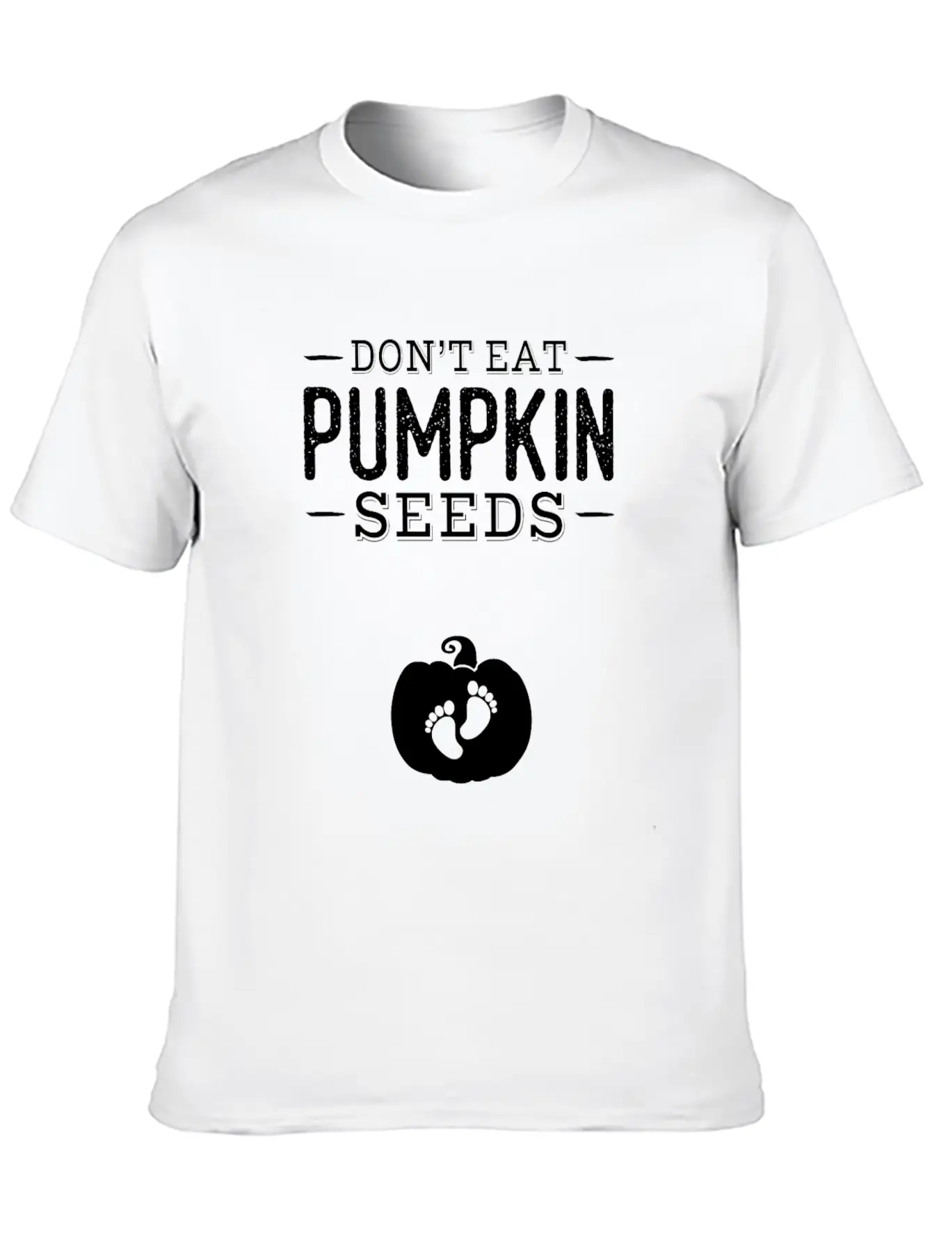 Halloween Don't Eat Pumpkin Seeds Basic Graphic T-Shirt – Daily Comfort In Soft Cotton