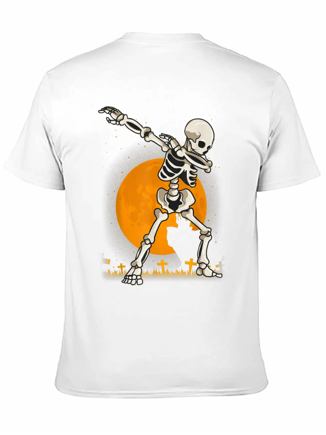 Halloween For Boys Kids Girl Dabbing Skeleton Comfortable Minimalist Graphic Tee – Summer Style Essential