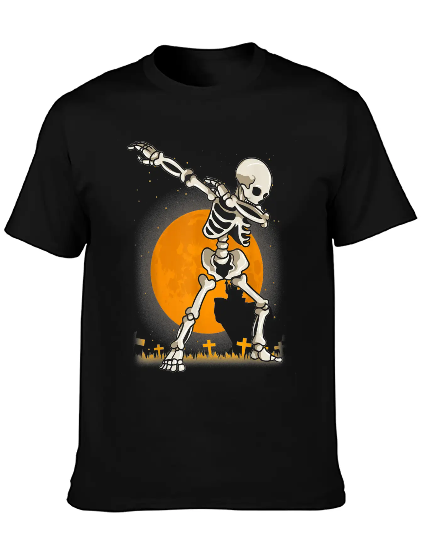 Halloween For Boys Kids Girl Dabbing Skeleton Comfortable Minimalist Graphic Tee – Summer Style Essential
