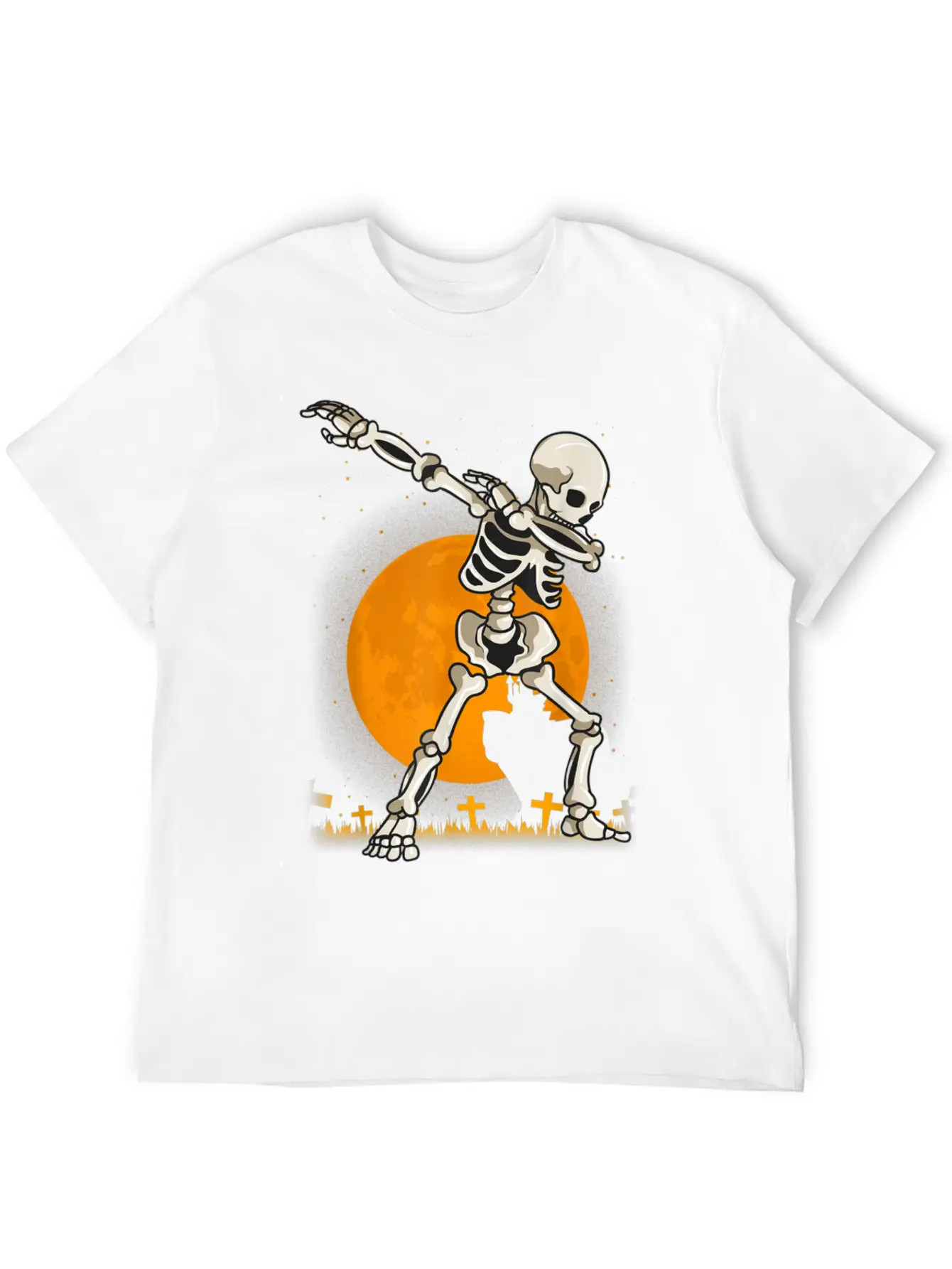 Halloween For Boys Kids Girl Dabbing Skeleton Comfortable Minimalist Graphic Tee – Summer Style Essential