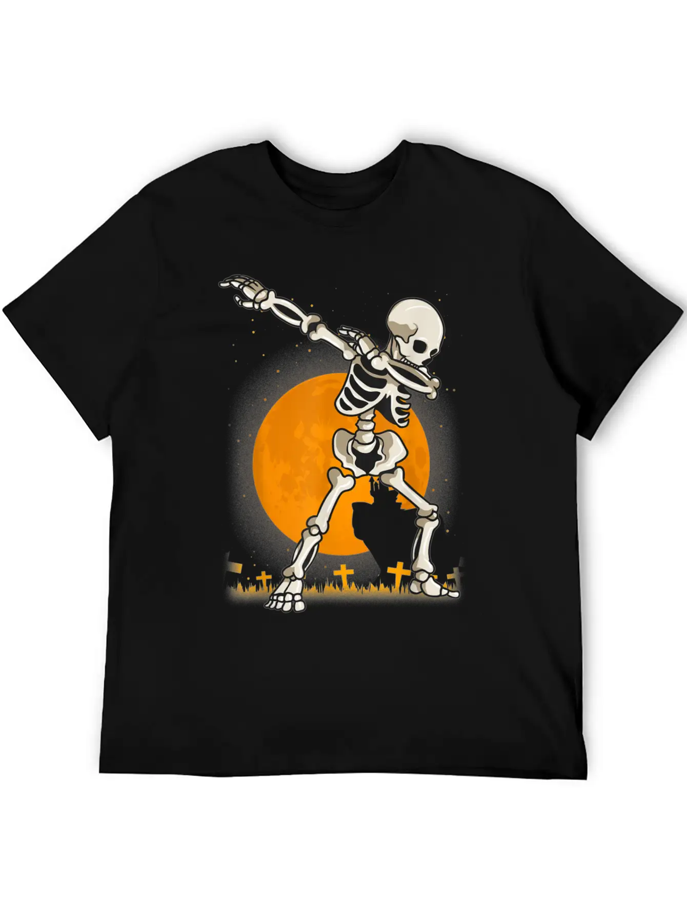 Halloween For Boys Kids Girl Dabbing Skeleton Comfortable Minimalist Graphic Tee – Summer Style Essential