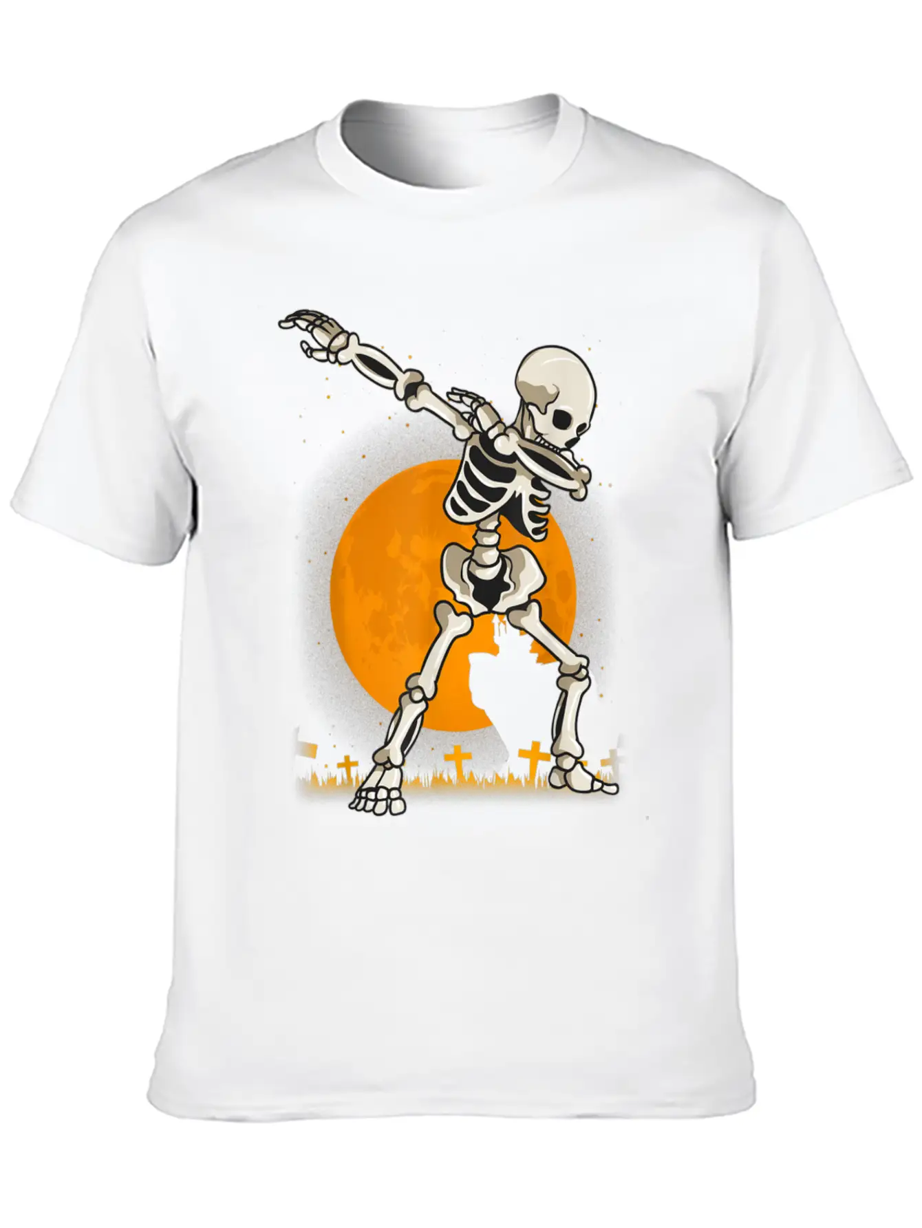 Halloween For Boys Kids Girl Dabbing Skeleton Comfortable Minimalist Graphic Tee – Summer Style Essential