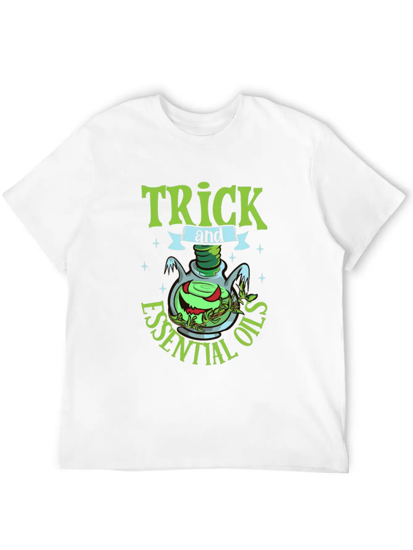 Halloween Horror Essential Oils Autumn Essential Unisex Short Sleeve Soft Cotton T-Shirt – Casual Everyday Wear