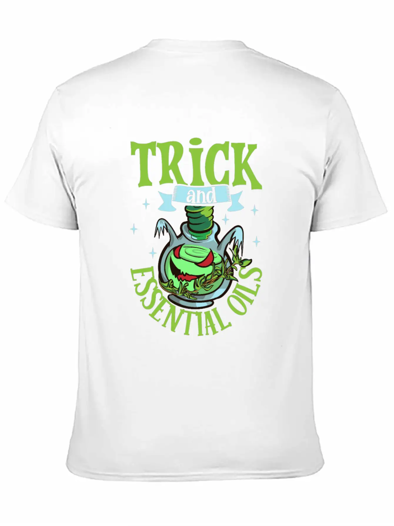 Halloween Horror Essential Oils Autumn Essential Unisex Short Sleeve Soft Cotton T-Shirt – Casual Everyday Wear