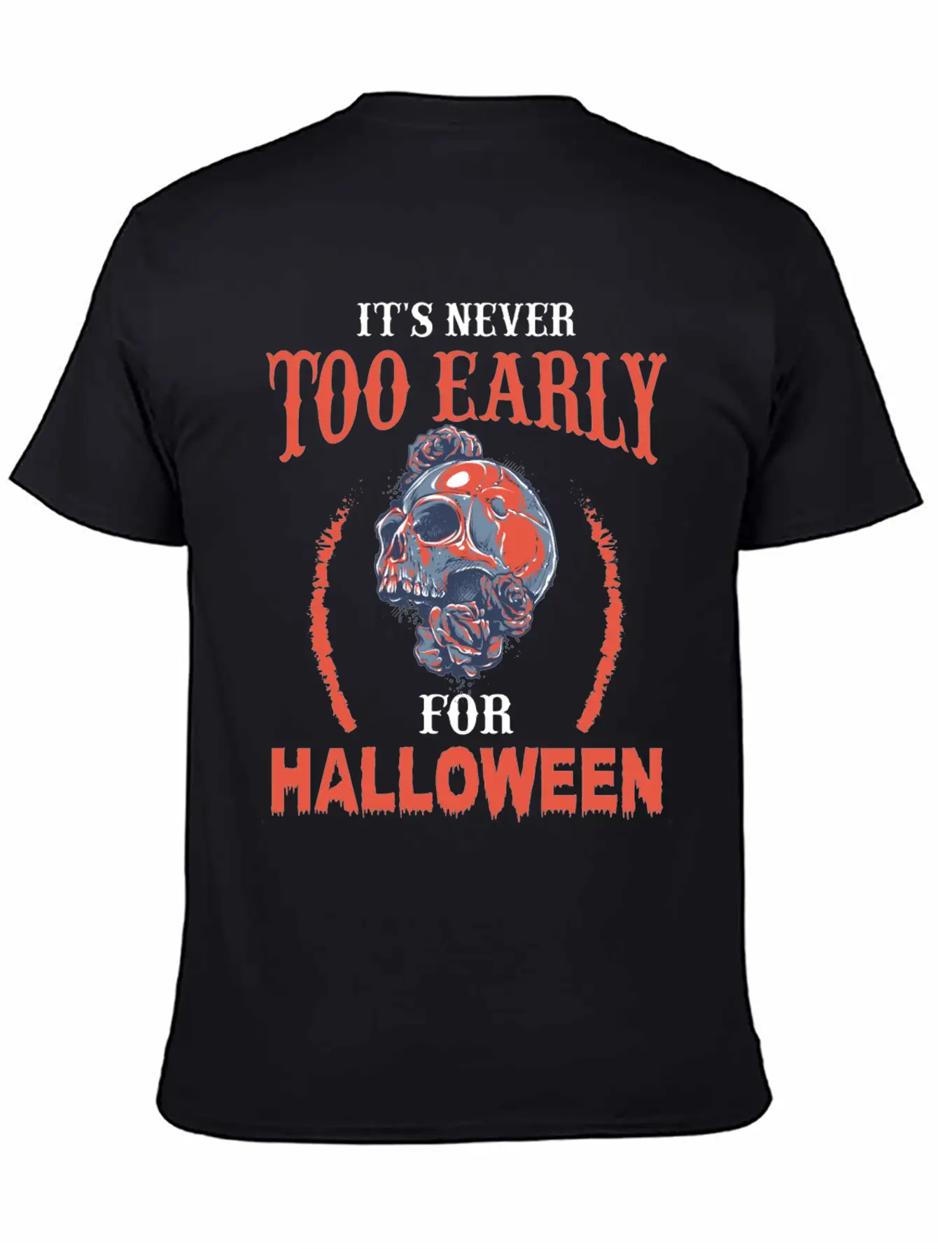 Halloween Skull Essential Unisex Summer Tee – Soft Cotton Casual Fit