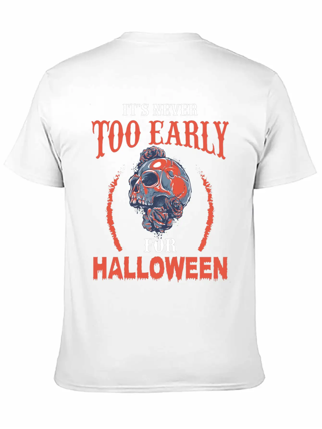 Halloween Skull Essential Unisex Summer Tee – Soft Cotton Casual Fit