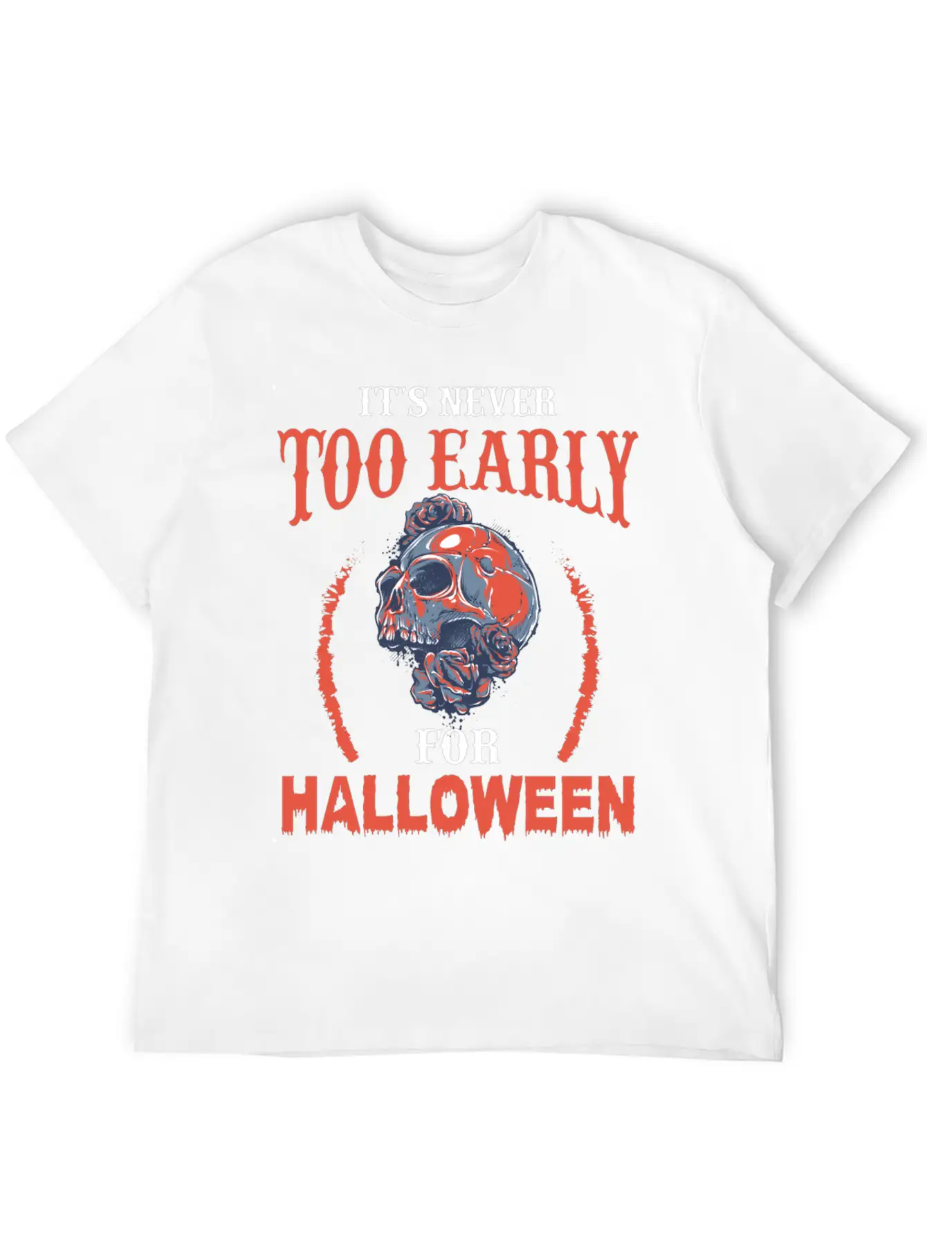 Halloween Skull Essential Unisex Summer Tee – Soft Cotton Casual Fit