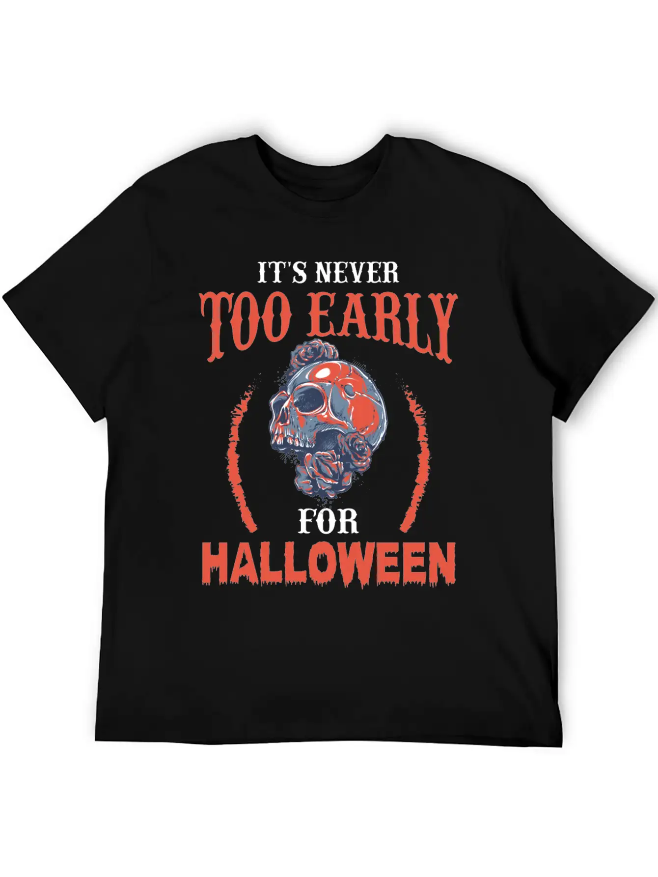 Halloween Skull Essential Unisex Summer Tee – Soft Cotton Casual Fit