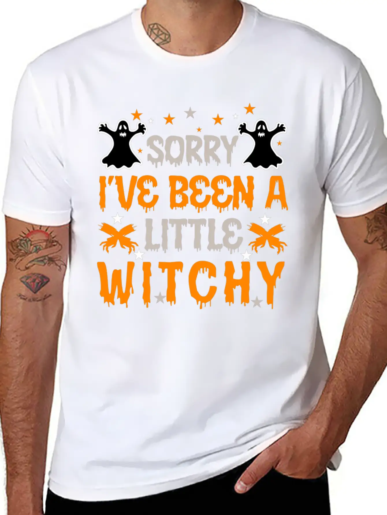 Halloween Tshirt Design Unisex Short Sleeve Soft Cotton T-Shirt – Casual Everyday Wear