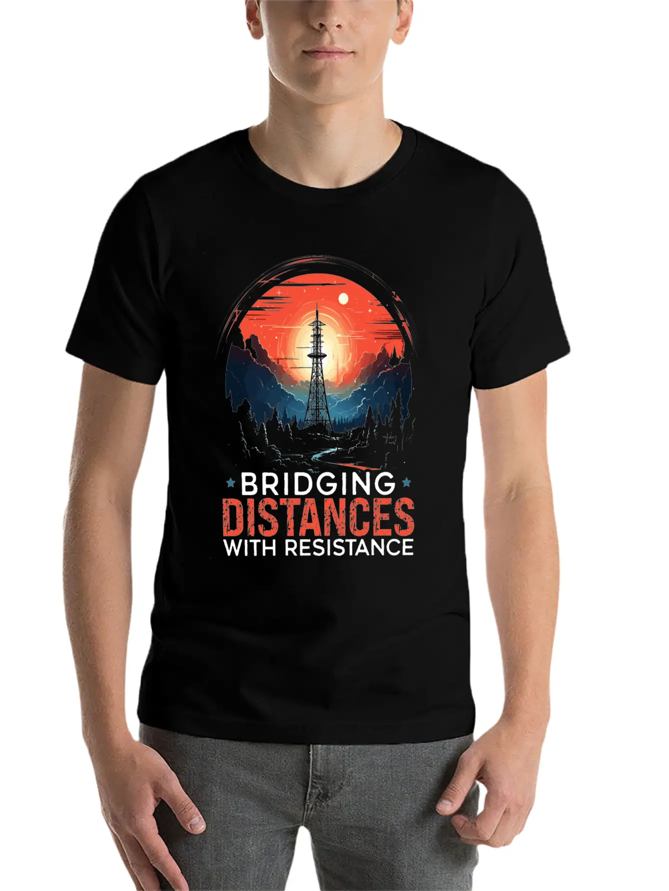 Ham Radio Operator Morse Code Radioactivity Stylish Everyday T-Shirt – Unisex Basic Cotton Tee