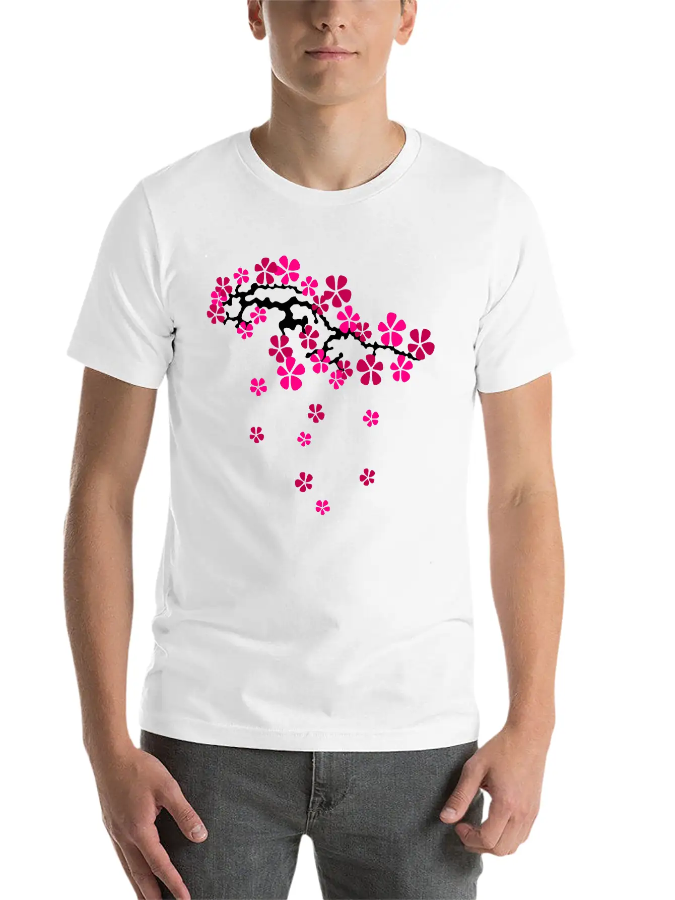 Hanami Sakur Left Stylish Everyday T-Shirt – Unisex Basic Cotton Tee